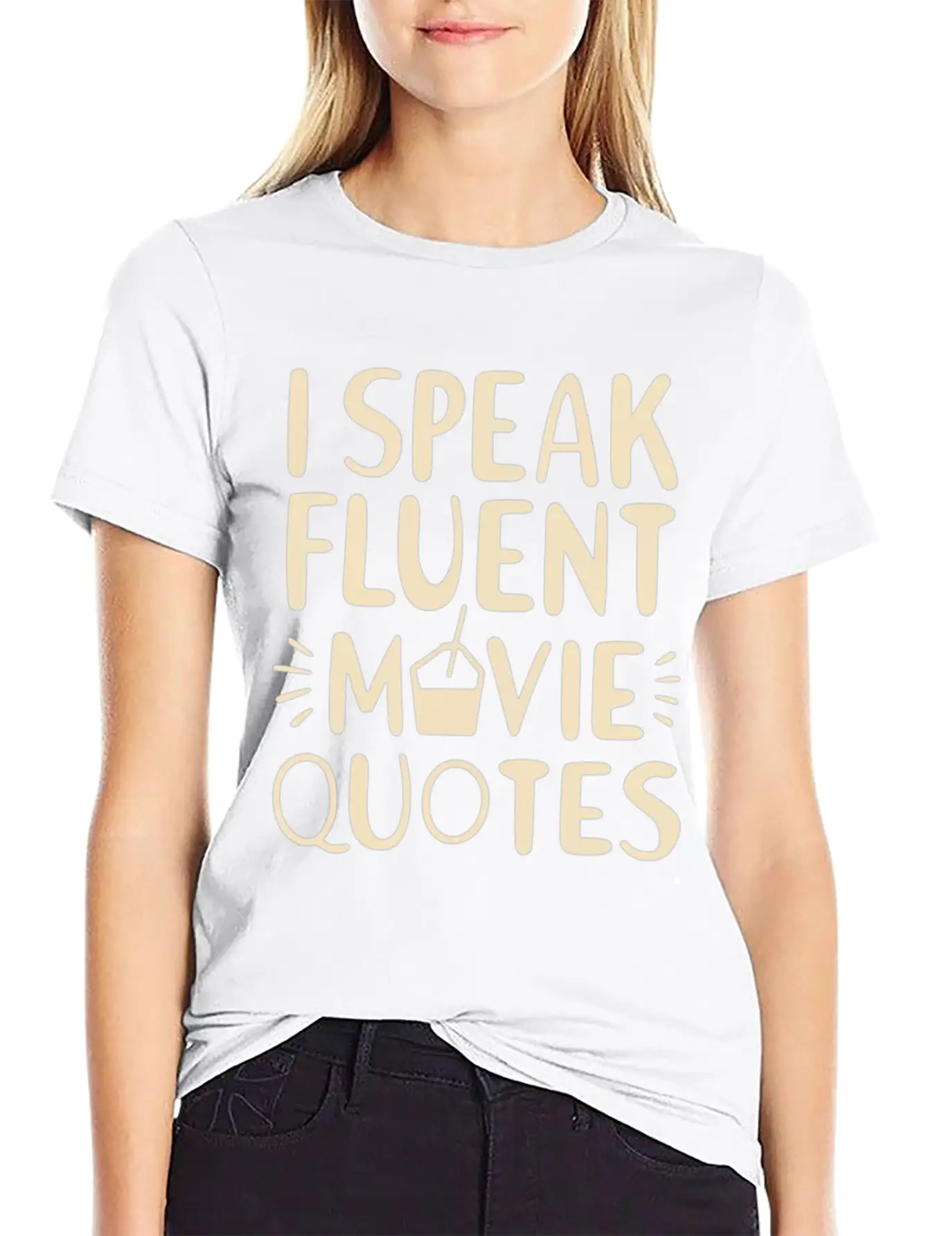 I Speak Fluent Movie Quotes Timeless Short Sleeve Tee – Comfy And Minimalist Design