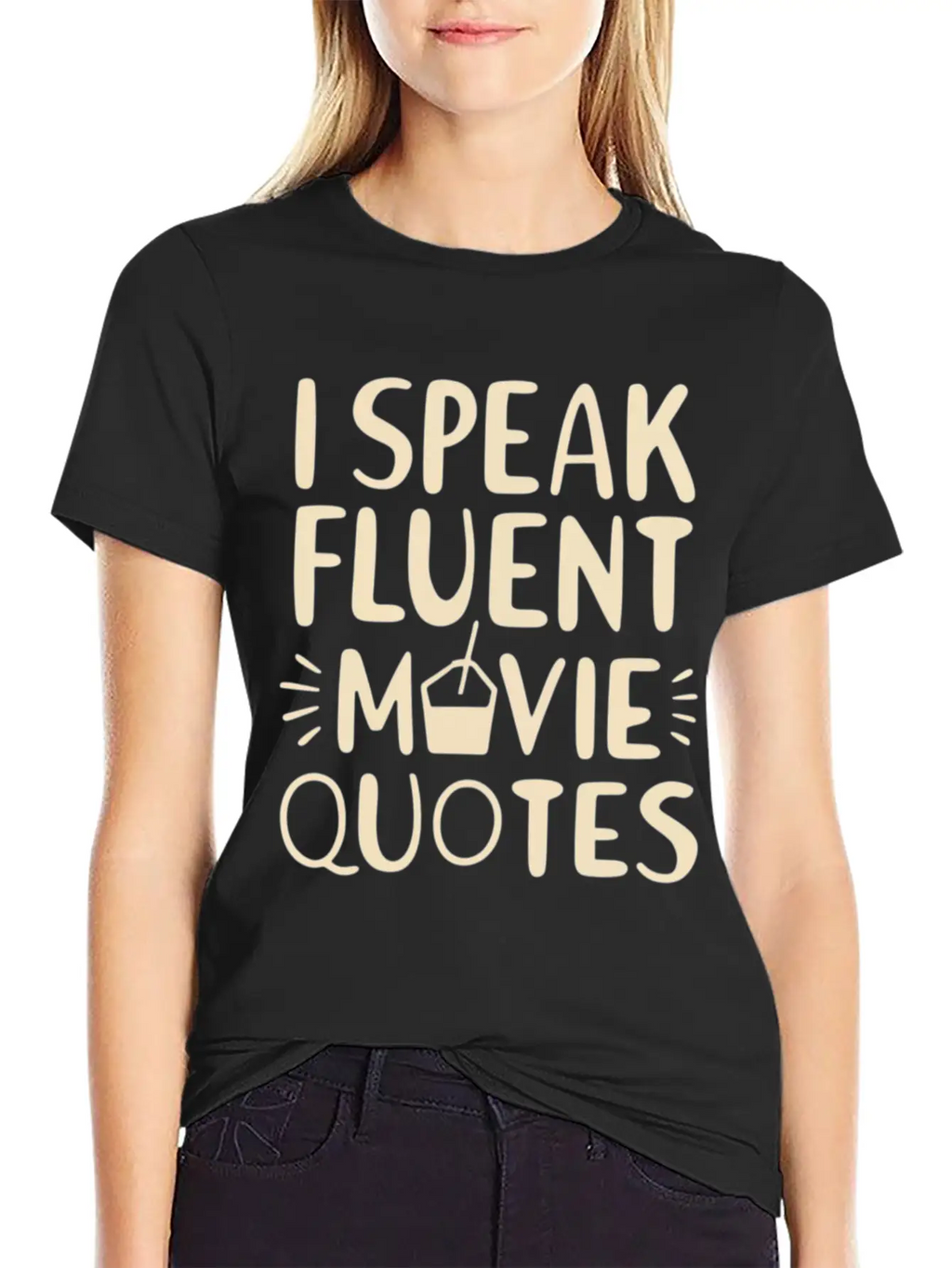I Speak Fluent Movie Quotes Timeless Short Sleeve Tee – Comfy And Minimalist Design