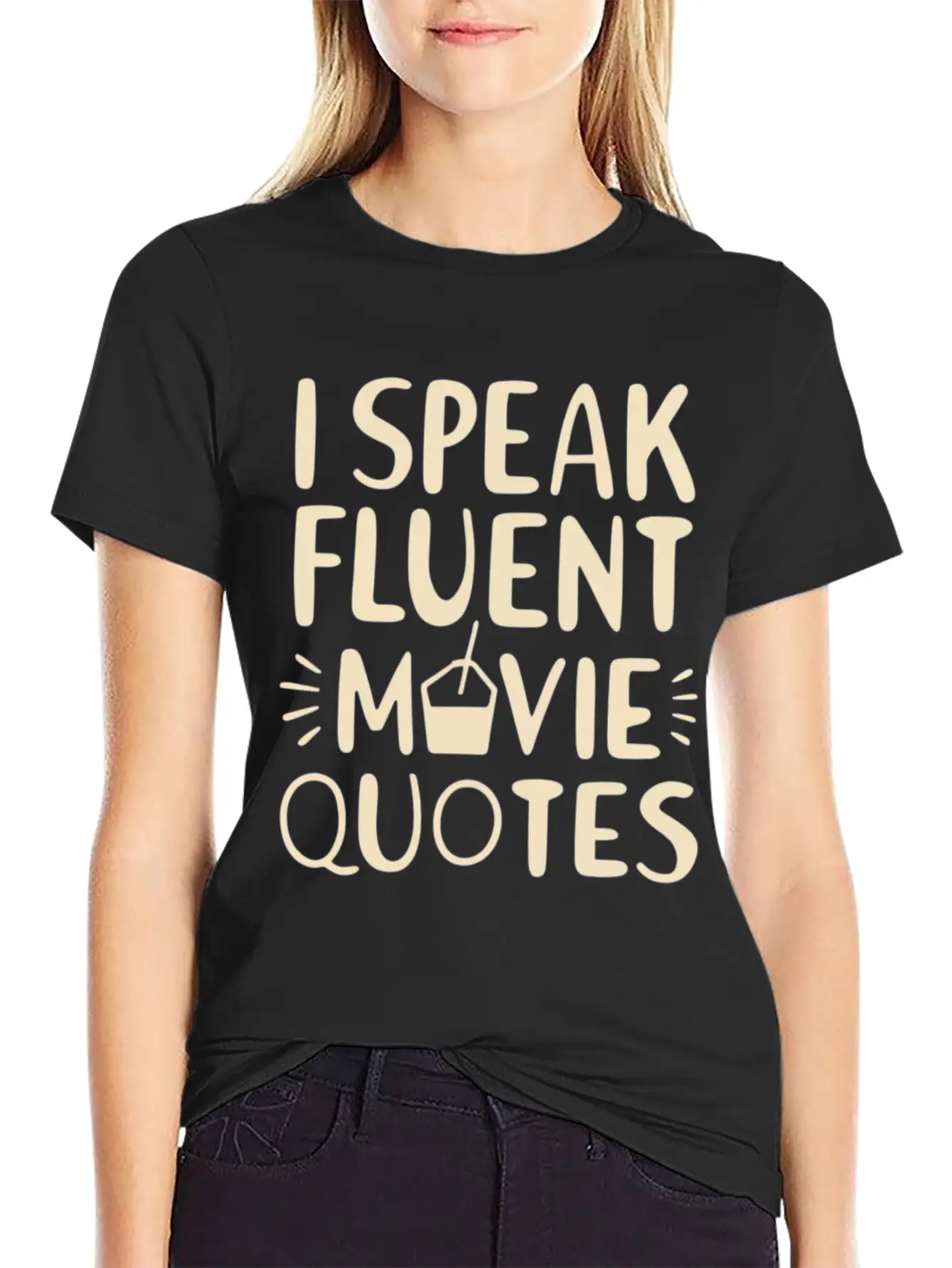 I Speak Fluent Movie Quotes Timeless Short Sleeve Tee – Comfy And Minimalist Design