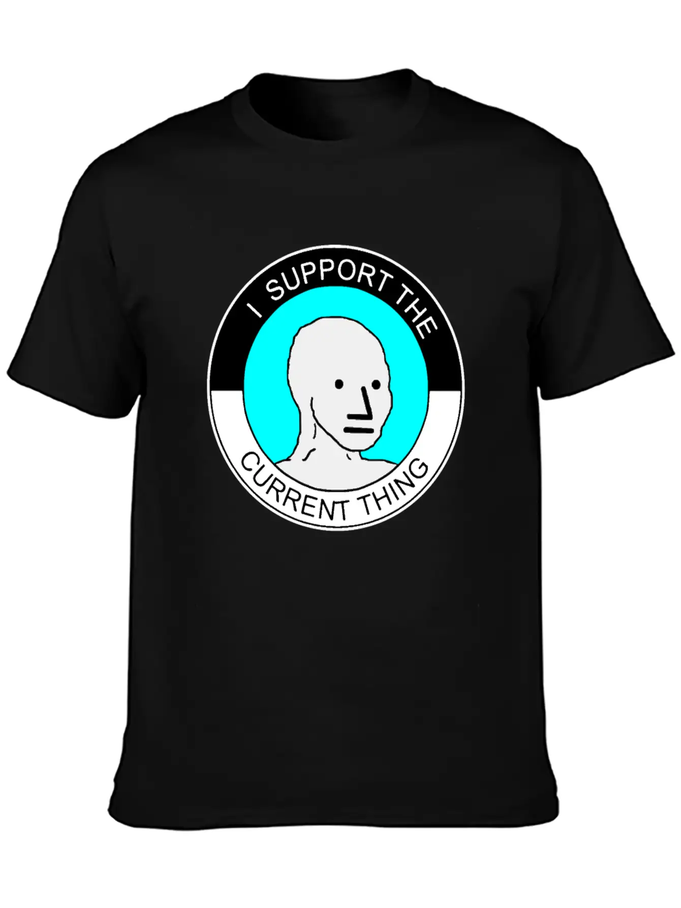 I Support The Current Thing Artboard 1 Relaxed Everyday Tee – Lightweight And Durable Cotton