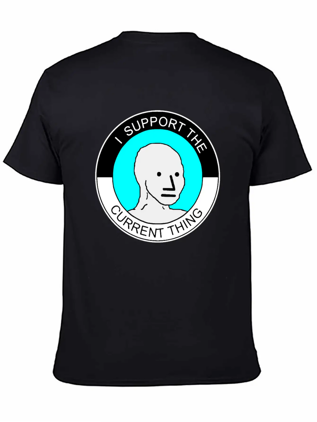 I Support The Current Thing Artboard 1 Relaxed Everyday Tee – Lightweight And Durable Cotton