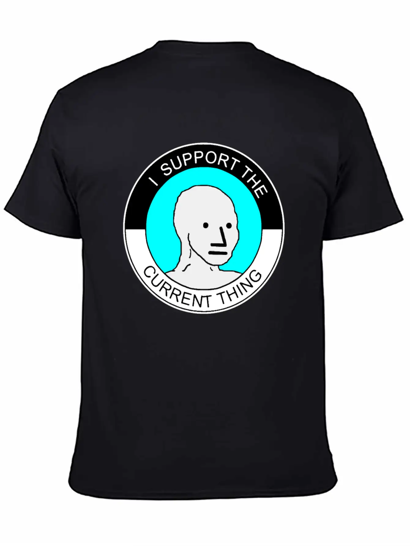 I Support The Current Thing Artboard 1 Relaxed Everyday Tee – Lightweight And Durable Cotton