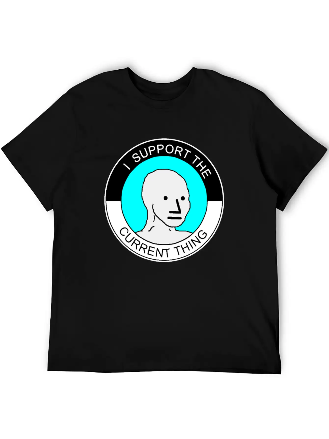 I Support The Current Thing Artboard 1 Relaxed Everyday Tee – Lightweight And Durable Cotton