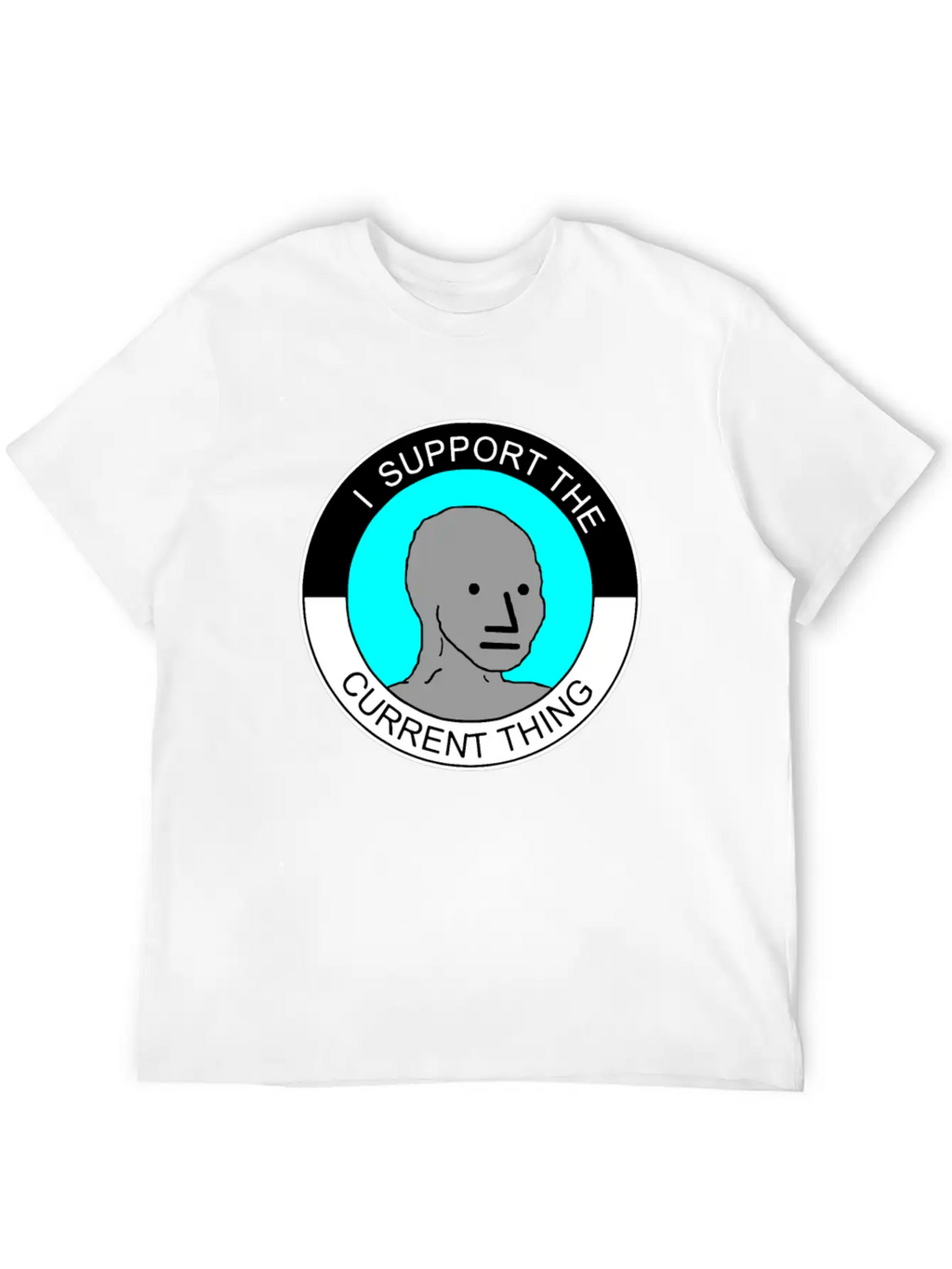I Support The Current Thing Artboard 1 Relaxed Everyday Tee – Lightweight And Durable Cotton