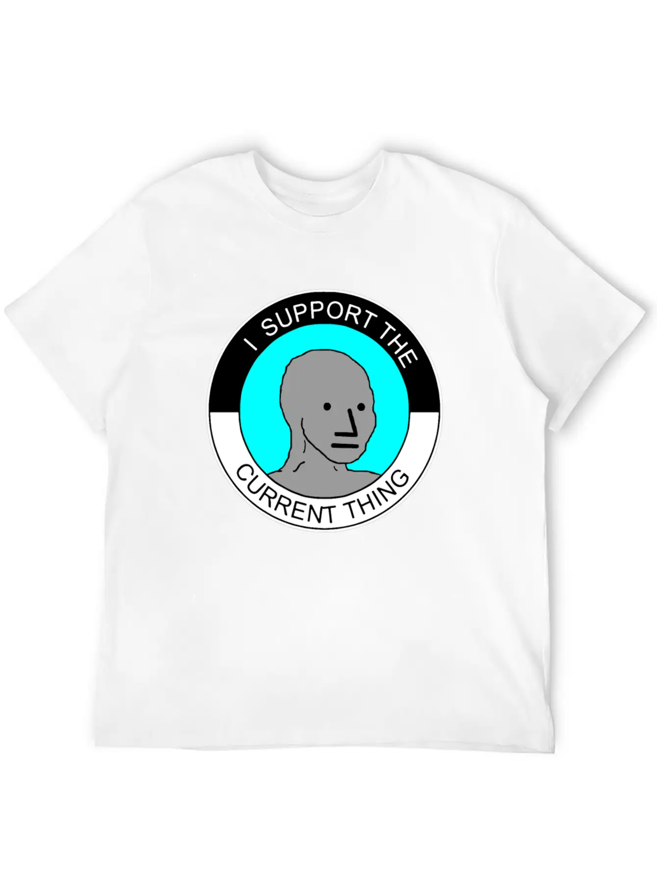 I Support The Current Thing Artboard 1 Relaxed Everyday Tee – Lightweight And Durable Cotton