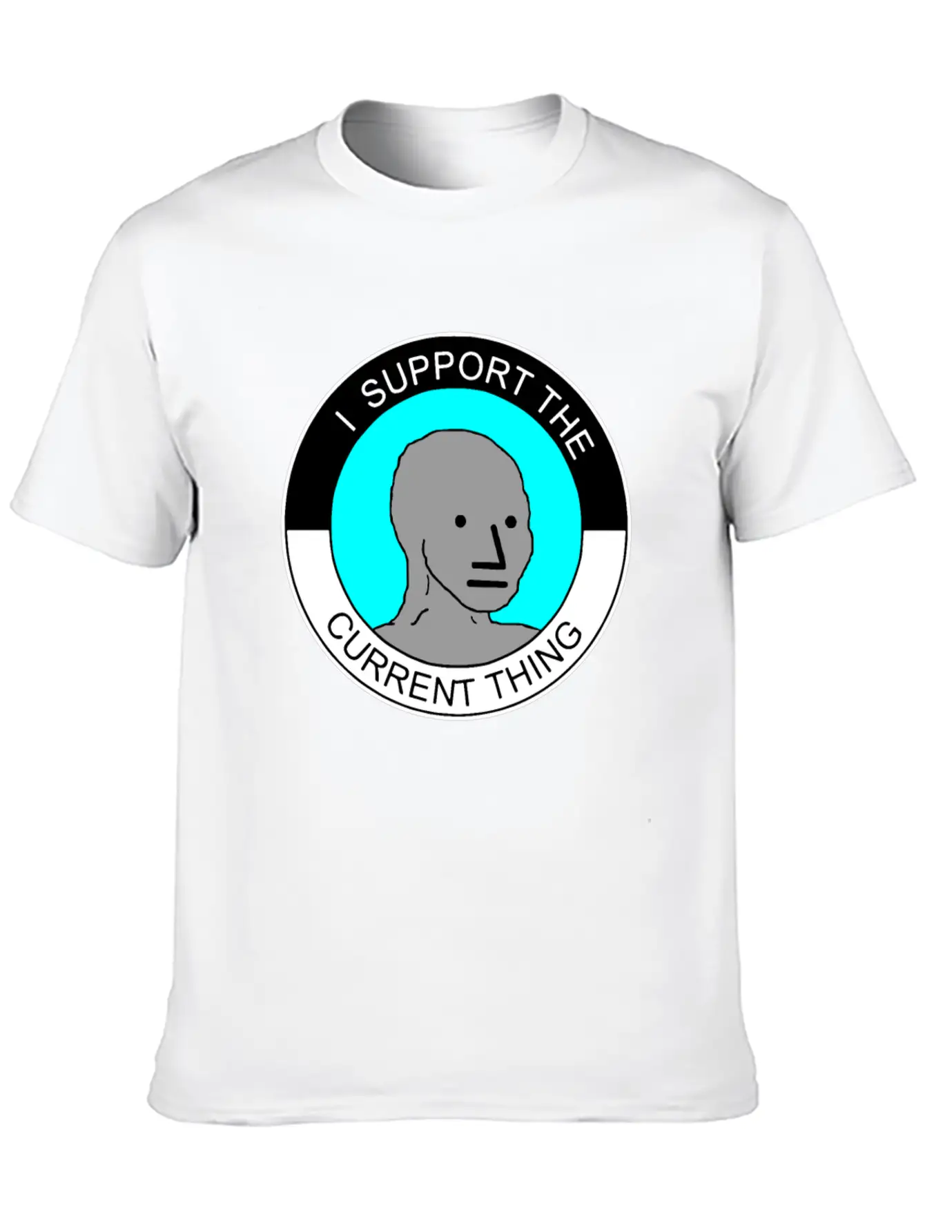 I Support The Current Thing Artboard 1 Relaxed Everyday Tee – Lightweight And Durable Cotton