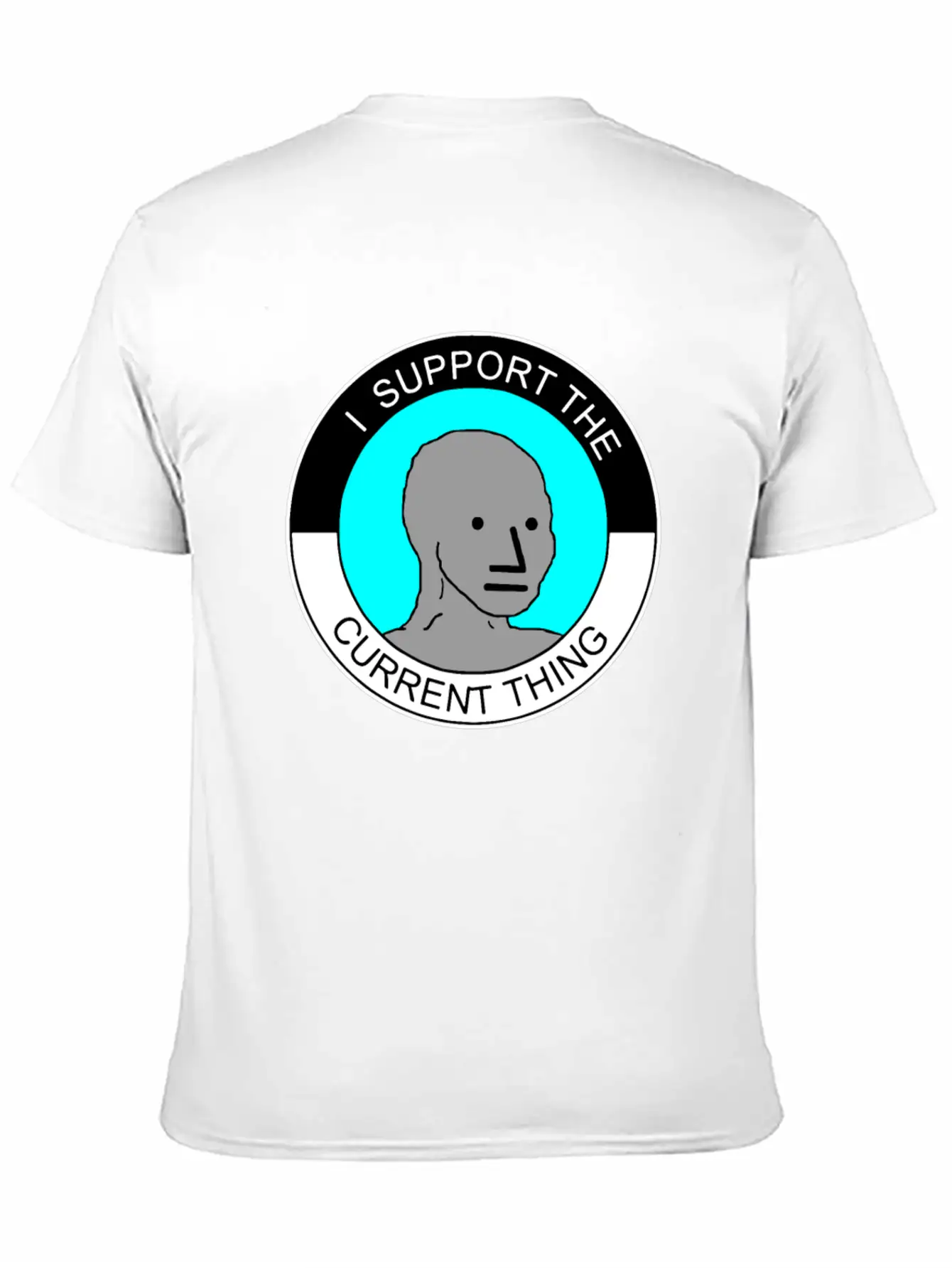 I Support The Current Thing Artboard 1 Relaxed Everyday Tee – Lightweight And Durable Cotton