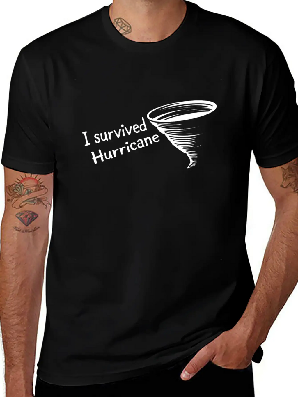 I Survived Hurrican Lane Unisex Casual T-Shirt – Clean Design For Daily Comfort