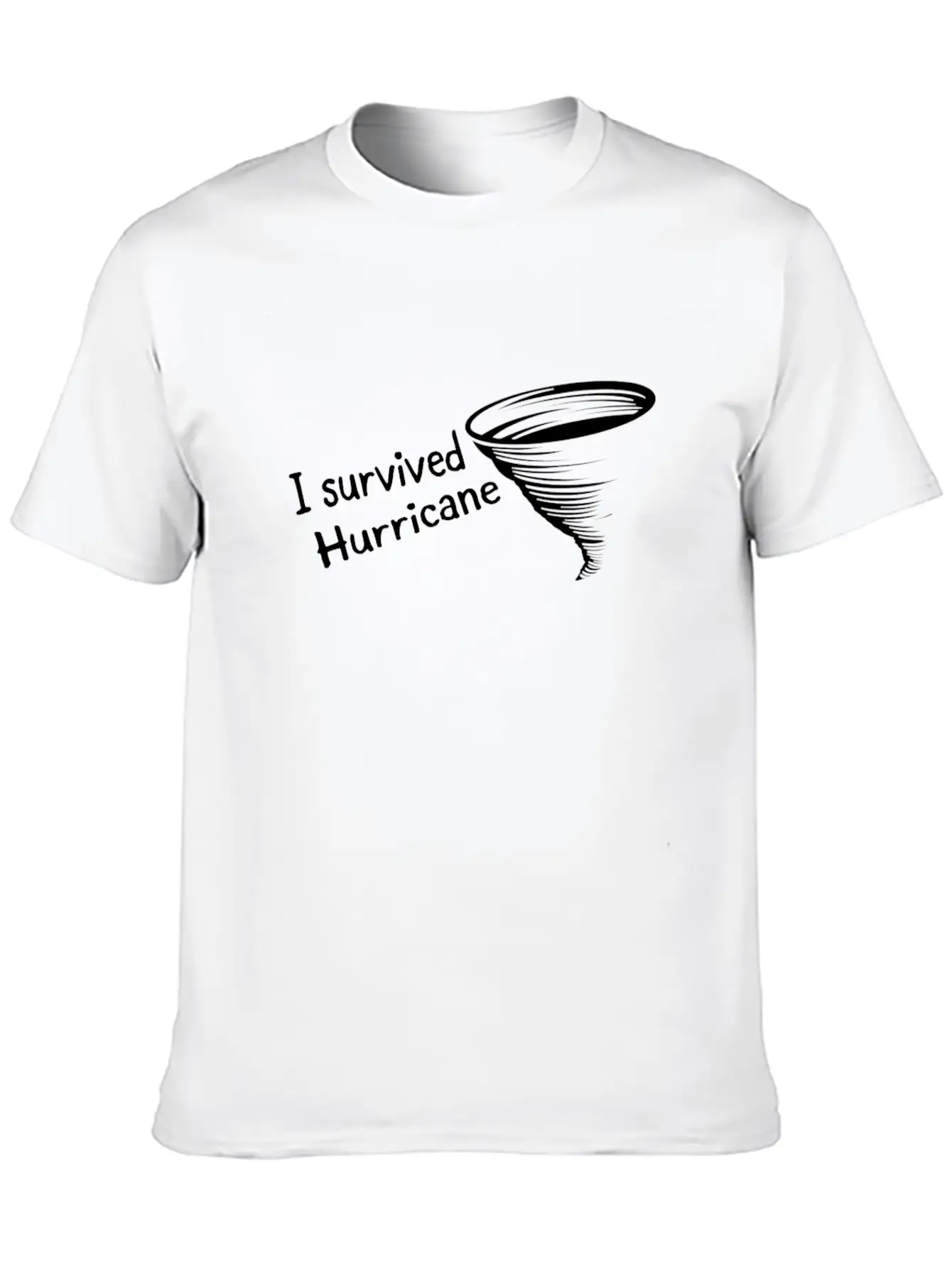 I Survived Hurrican Lane Unisex Casual T-Shirt – Clean Design For Daily Comfort