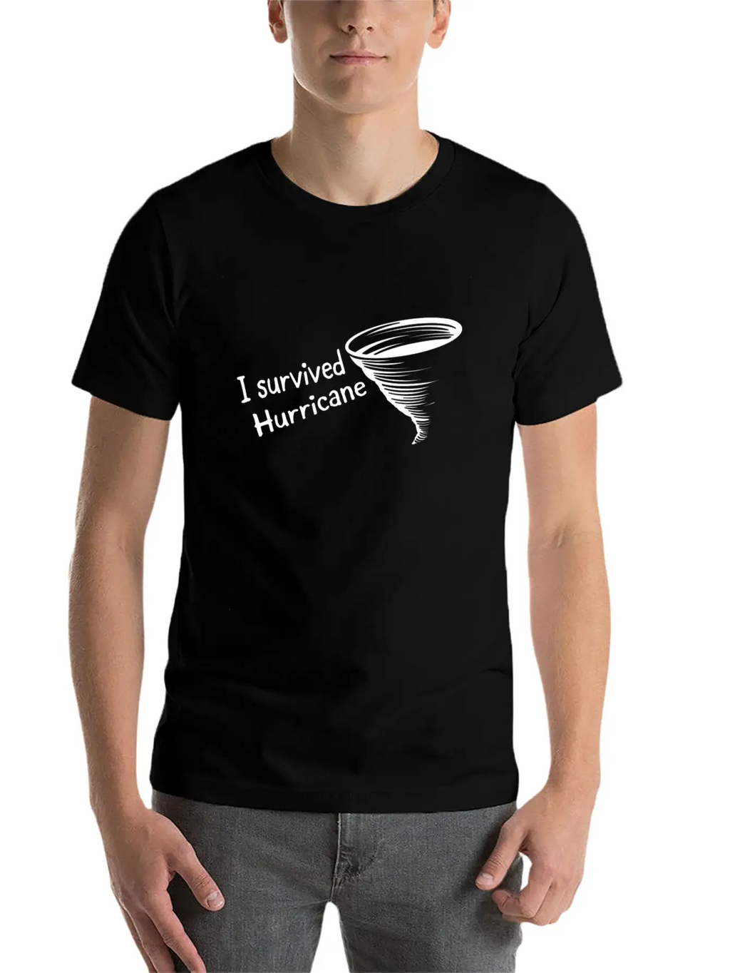 I Survived Hurrican Lane Unisex Casual T-Shirt – Clean Design For Daily Comfort