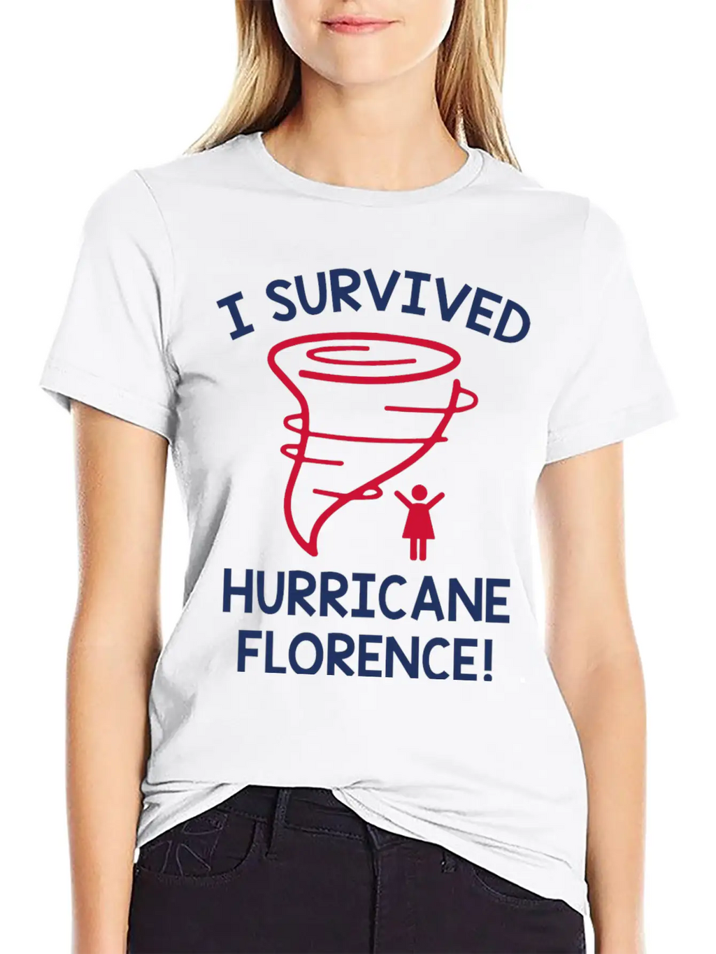 I Survived Hurricane Florence Essential Cotton Tee For Daily Outfits – Unisex Style
