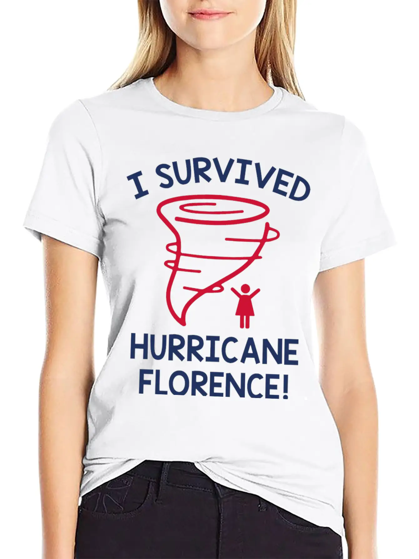I Survived Hurricane Florence Essential Cotton Tee For Daily Outfits – Unisex Style
