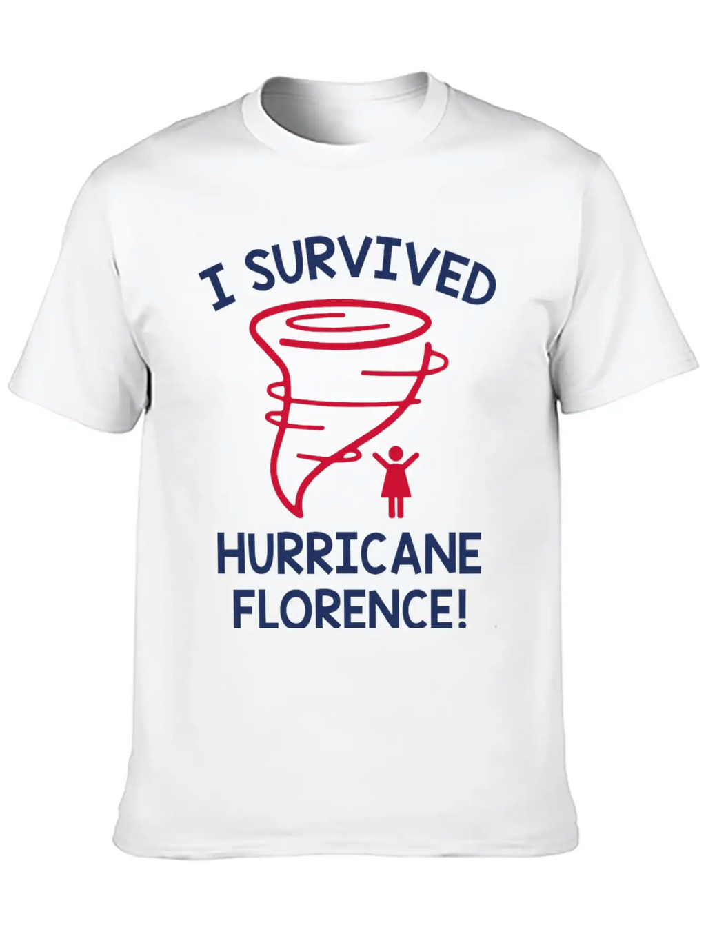 I Survived Hurricane Florence Essential Cotton Tee For Daily Outfits – Unisex Style