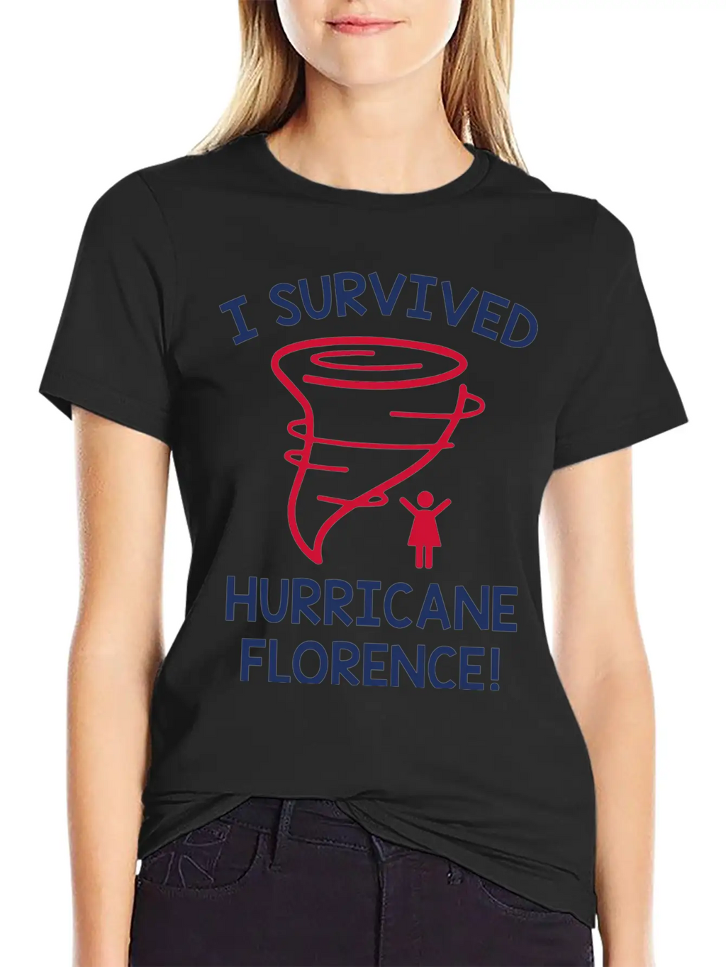 I Survived Hurricane Florence Essential Cotton Tee For Daily Outfits – Unisex Style