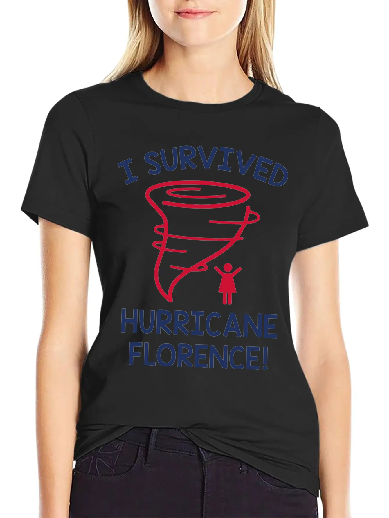 I Survived Hurricane Florence Essential Cotton Tee For Daily Outfits – Unisex Style