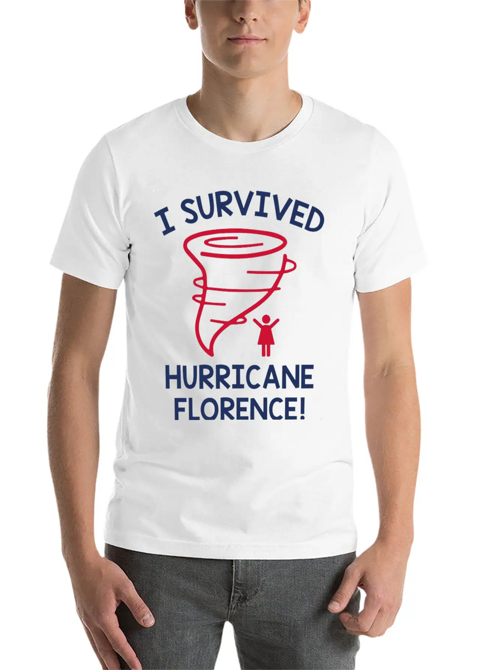 I Survived Hurricane Florence Essential Cotton Tee For Daily Outfits – Unisex Style