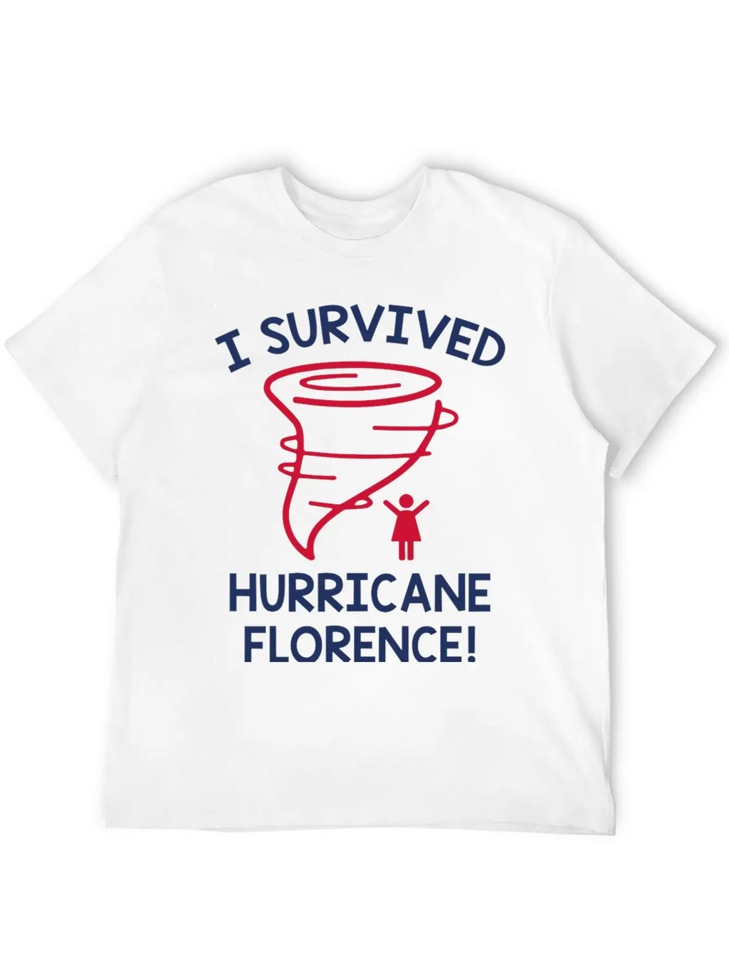I Survived Hurricane Florence Essential Cotton Tee For Daily Outfits – Unisex Style