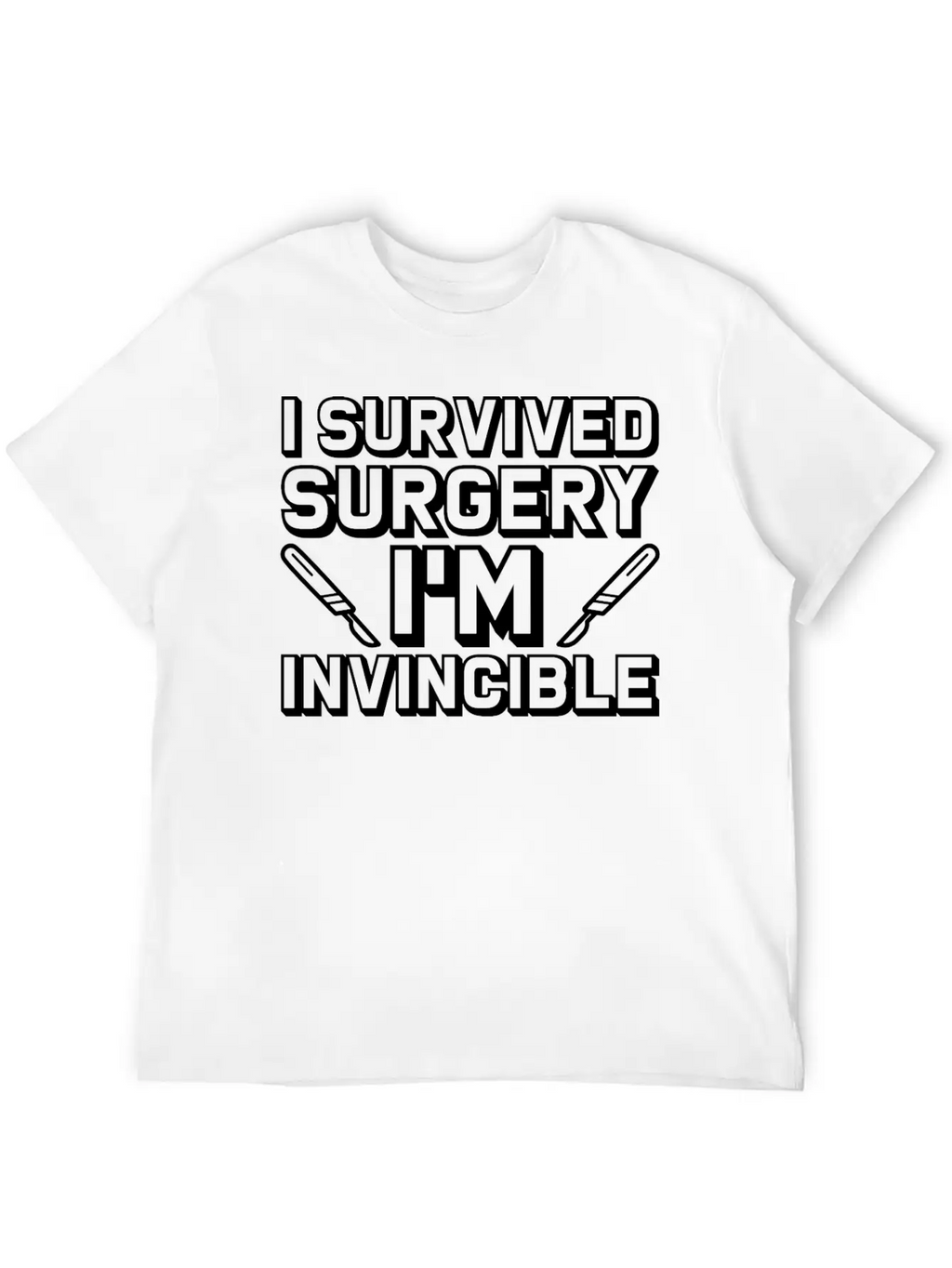 I Survived Surgery, I'm Invincible Classic Cotton Tee – Unisex Comfort For Any Season