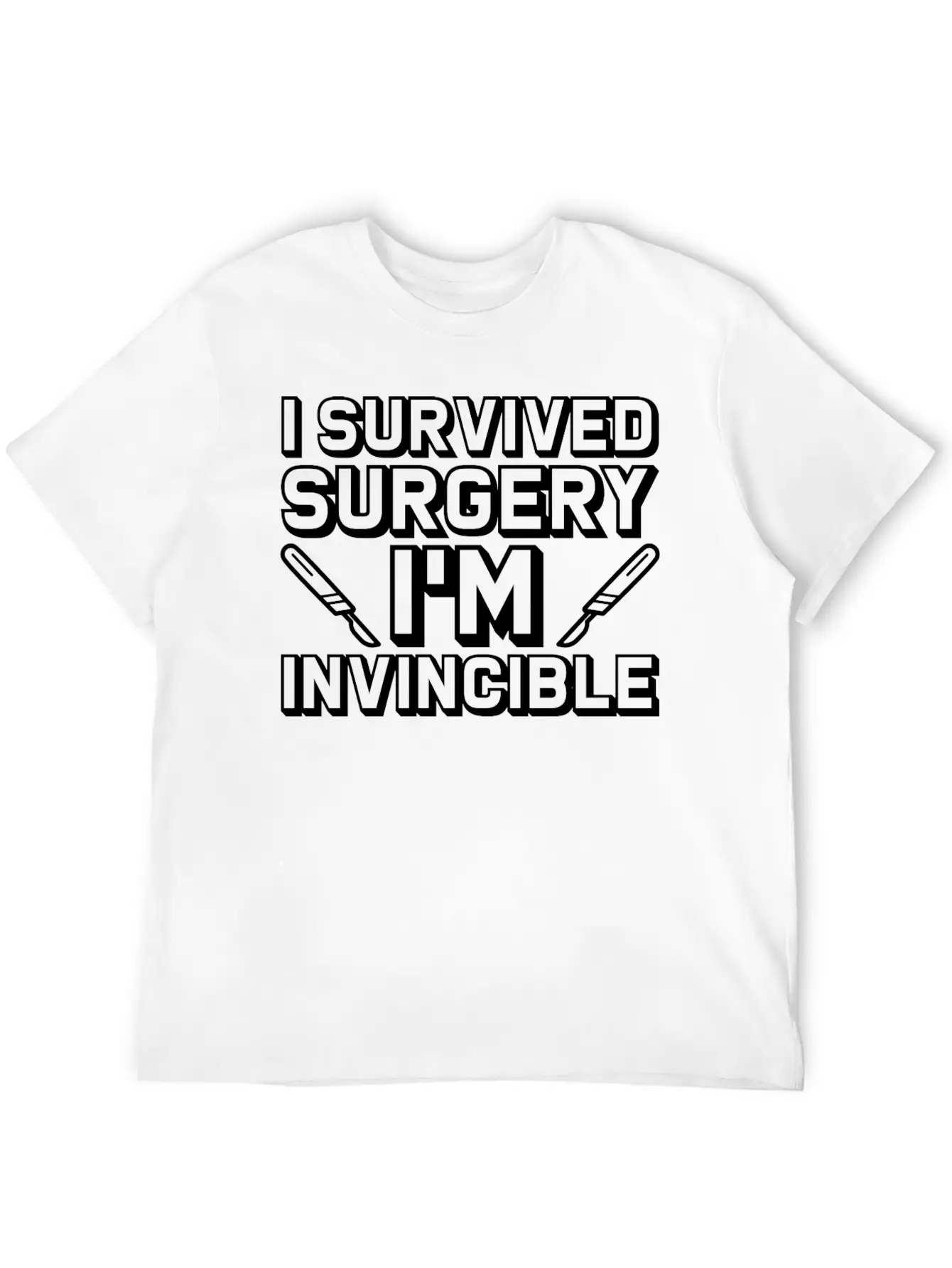 I Survived Surgery, I'm Invincible Classic Cotton Tee – Unisex Comfort For Any Season