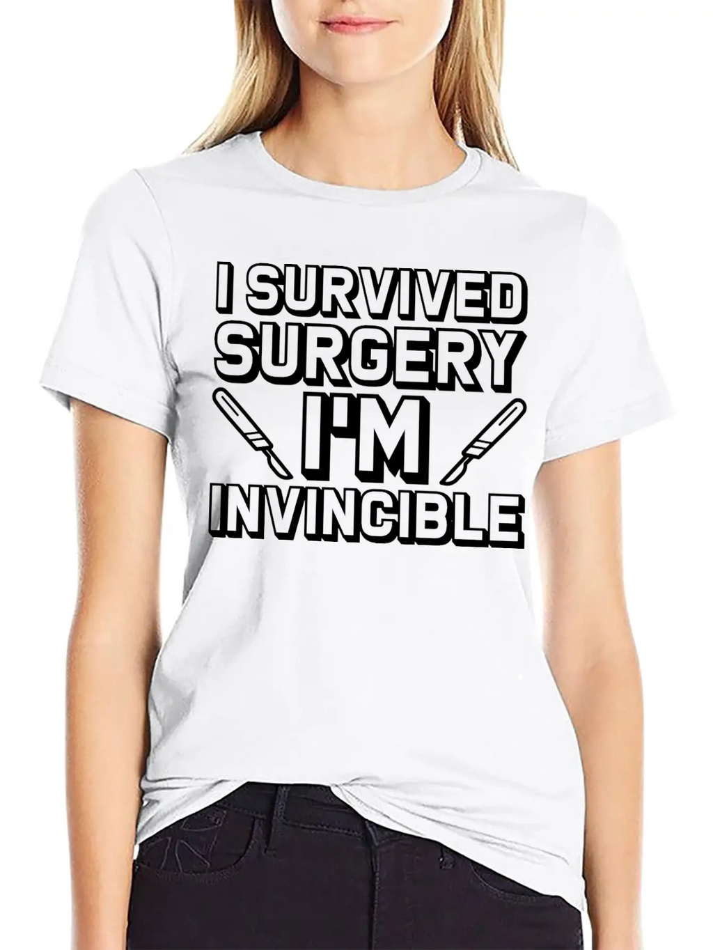 I Survived Surgery, I'm Invincible Classic Cotton Tee – Unisex Comfort For Any Season