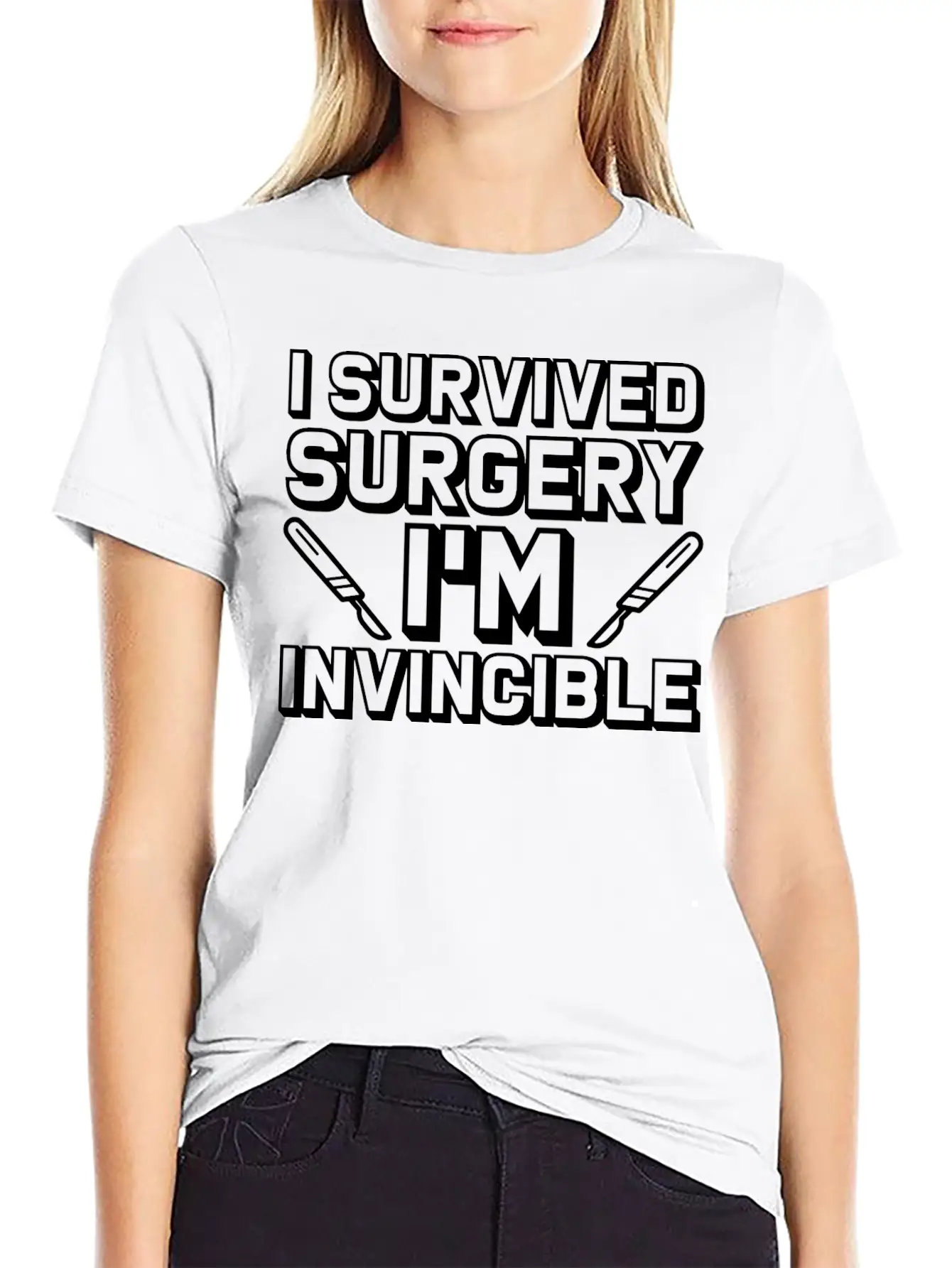 I Survived Surgery, I'm Invincible Classic Cotton Tee – Unisex Comfort For Any Season