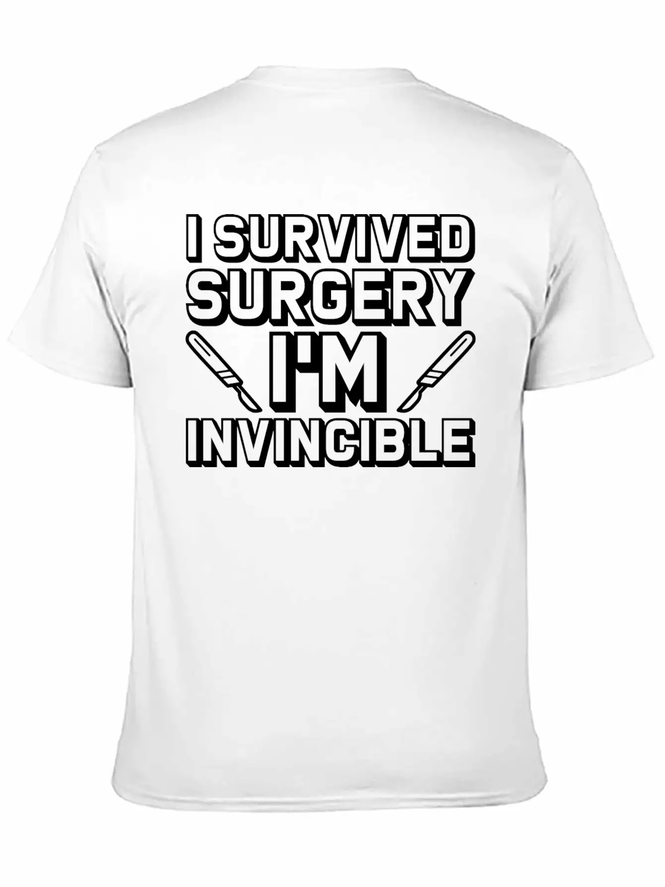 I Survived Surgery, I'm Invincible Classic Cotton Tee – Unisex Comfort For Any Season