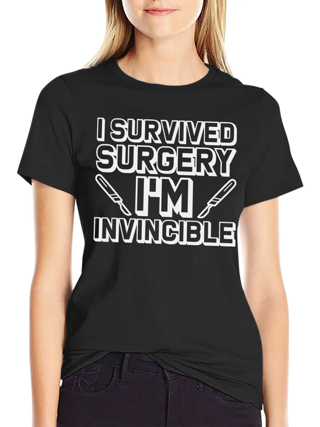 I Survived Surgery, I'm Invincible Classic Cotton Tee – Unisex Comfort For Any Season