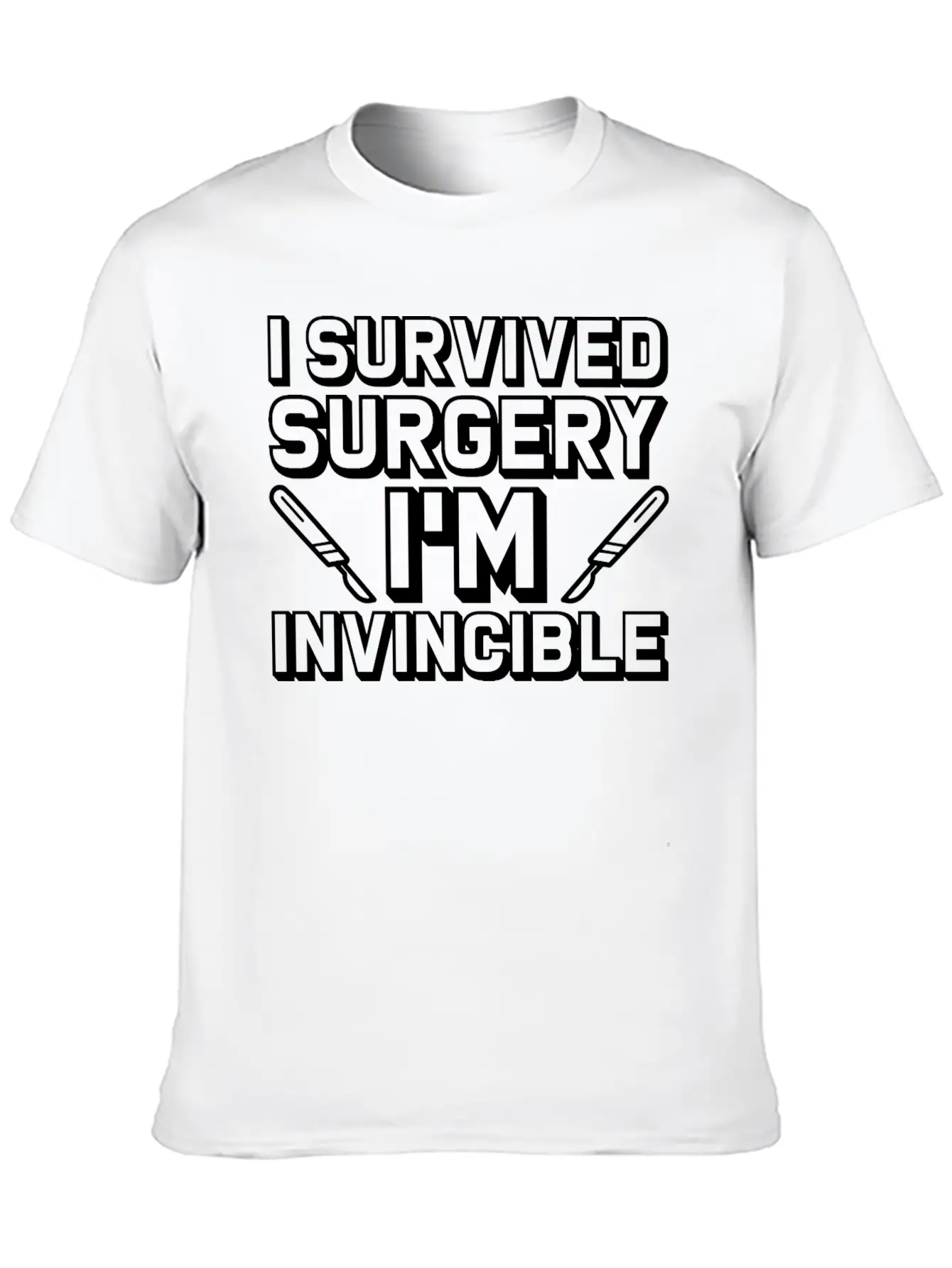 I Survived Surgery, I'm Invincible Classic Cotton Tee – Unisex Comfort For Any Season