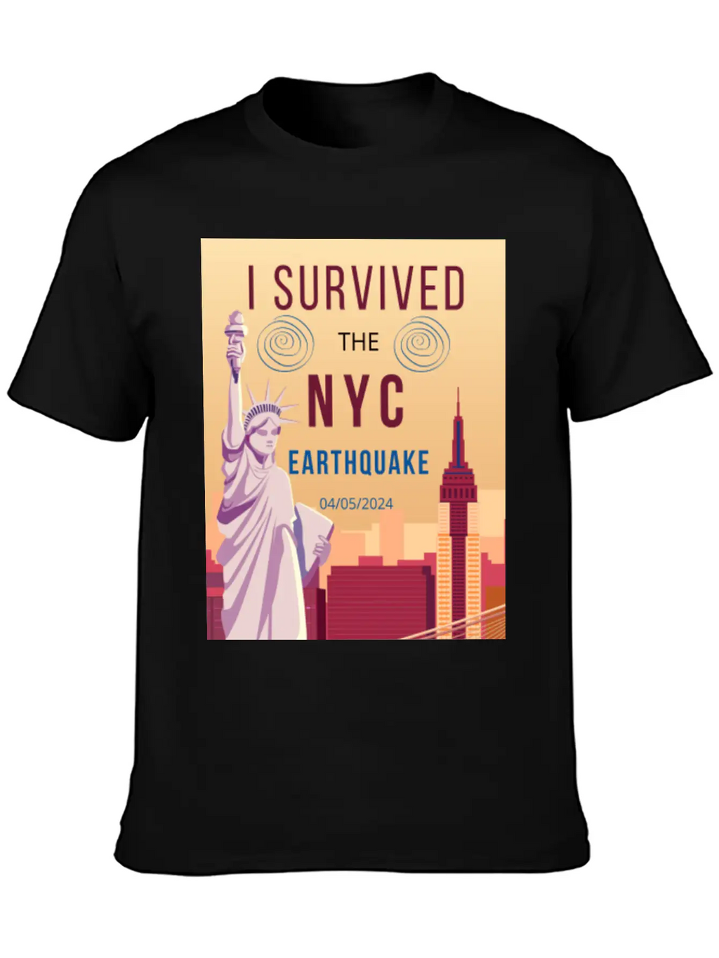 I Survived The NYC Earthquake Essential Cotton Tee For Daily Outfits – Unisex Style