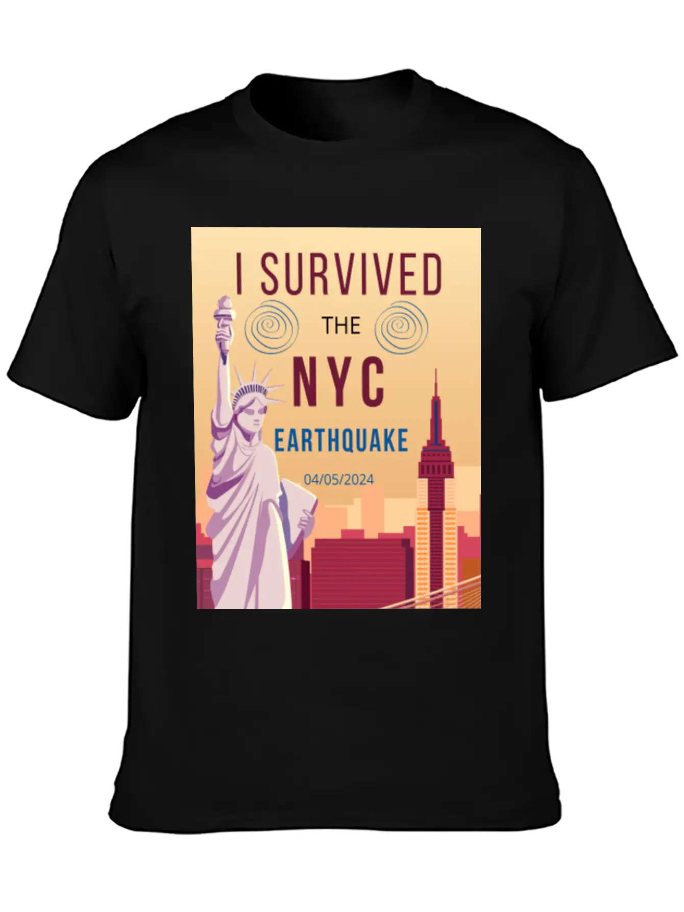I Survived The NYC Earthquake Essential Cotton Tee For Daily Outfits – Unisex Style