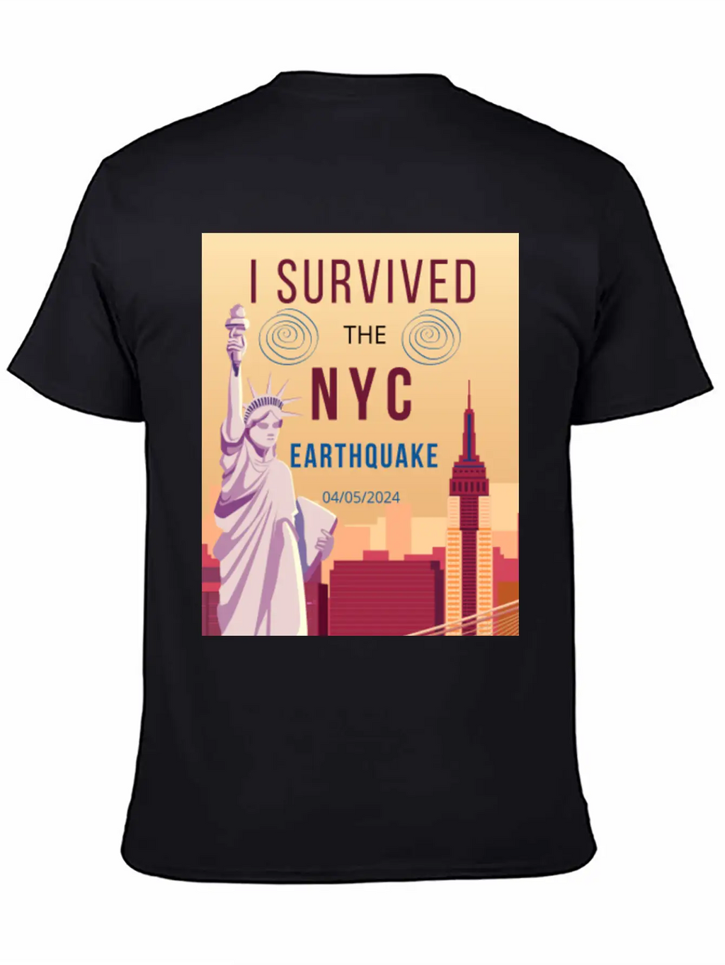 I Survived The NYC Earthquake Essential Cotton Tee For Daily Outfits – Unisex Style