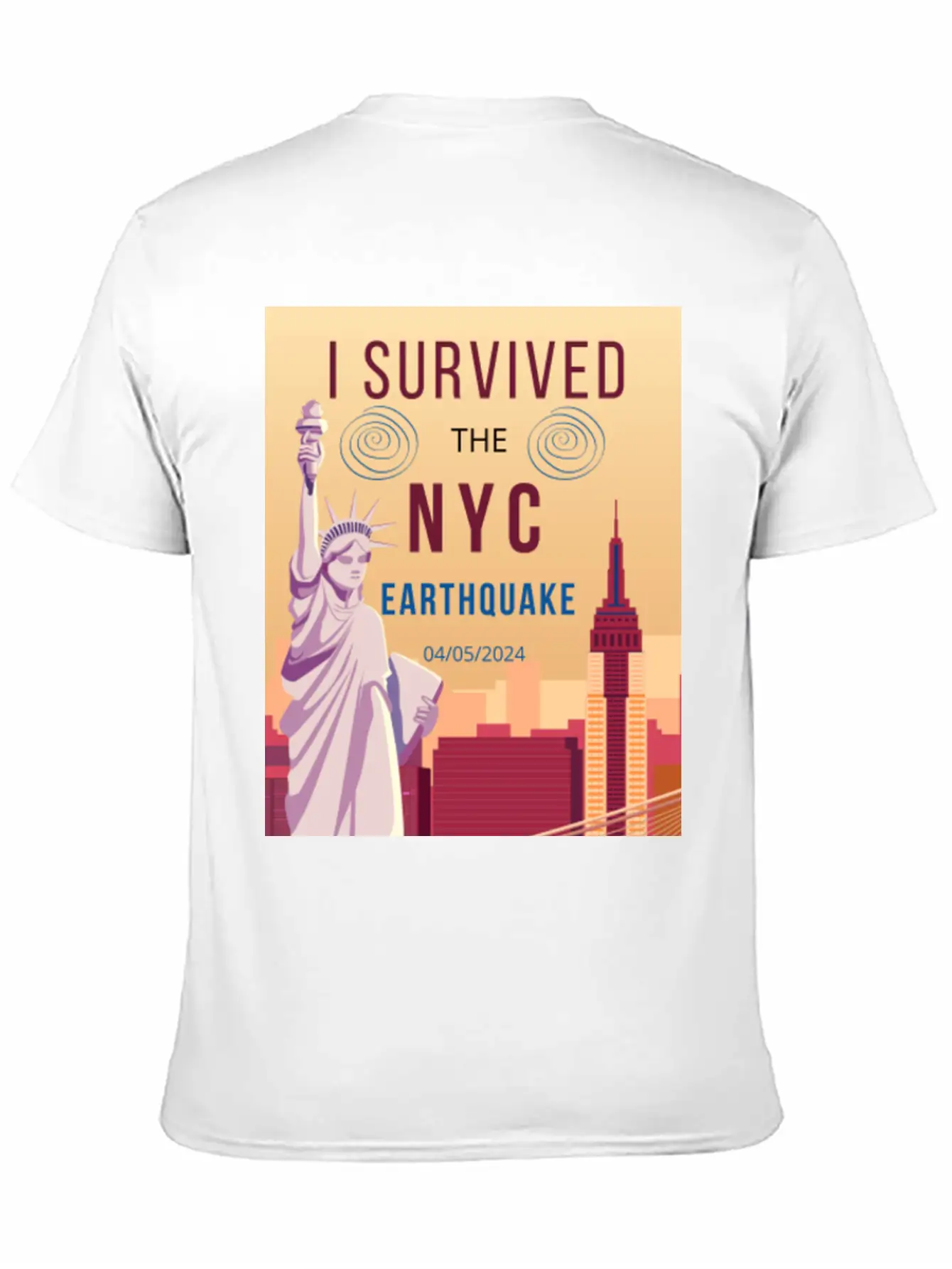 I Survived The NYC Earthquake Essential Cotton Tee For Daily Outfits – Unisex Style