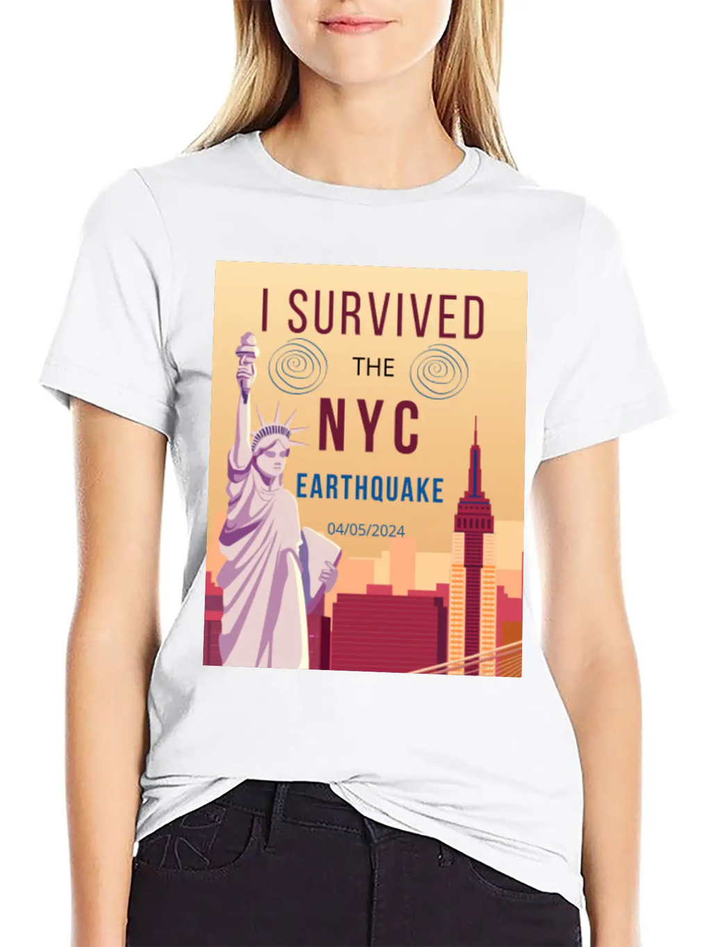 I Survived The NYC Earthquake Essential Cotton Tee For Daily Outfits – Unisex Style