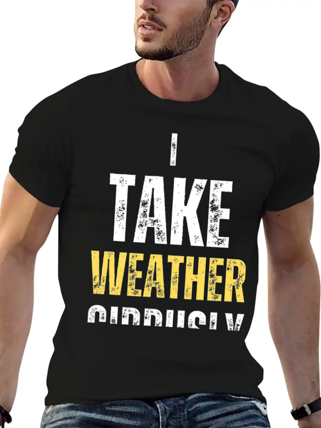 I Take Weather Cirrusly Breathable Graphic T-Shirt – Perfect For Casual Days