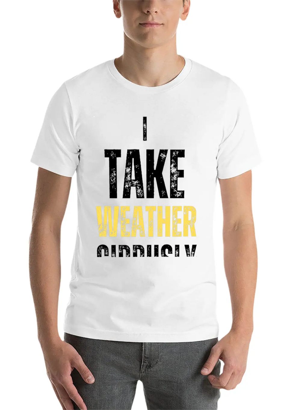I Take Weather Cirrusly Breathable Graphic T-Shirt – Perfect For Casual Days