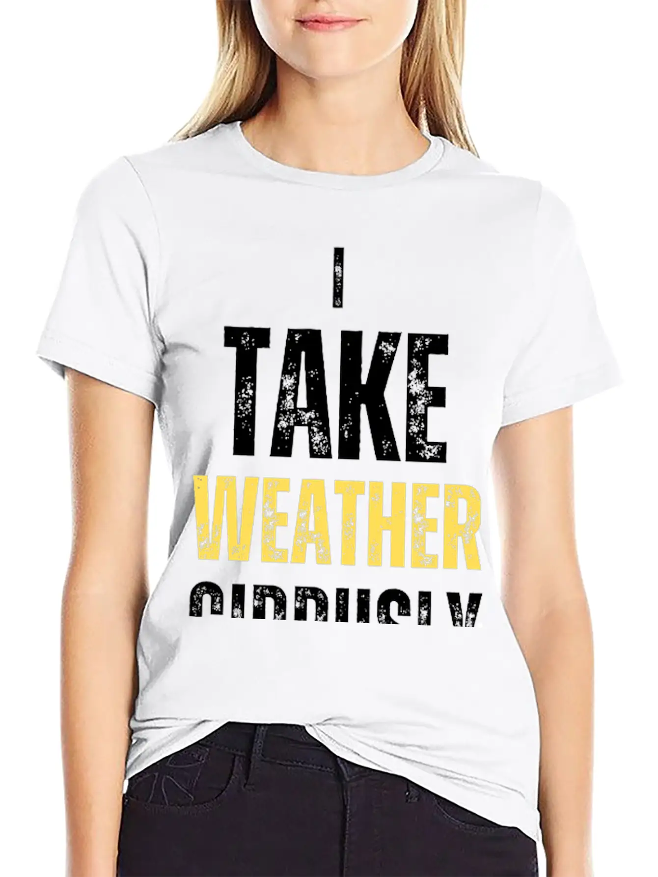 I Take Weather Cirrusly Breathable Graphic T-Shirt – Perfect For Casual Days