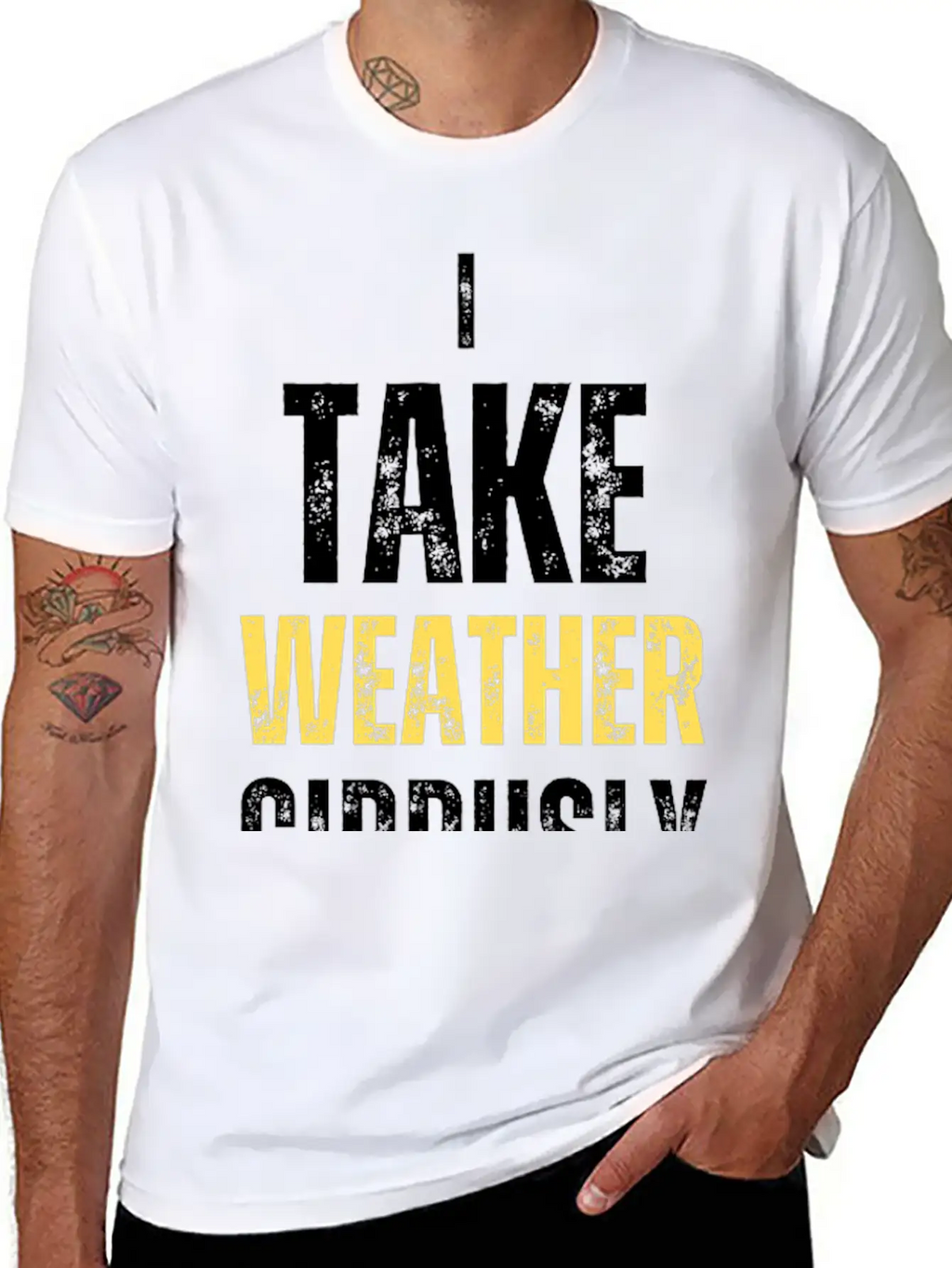 I Take Weather Cirrusly Breathable Graphic T-Shirt – Perfect For Casual Days