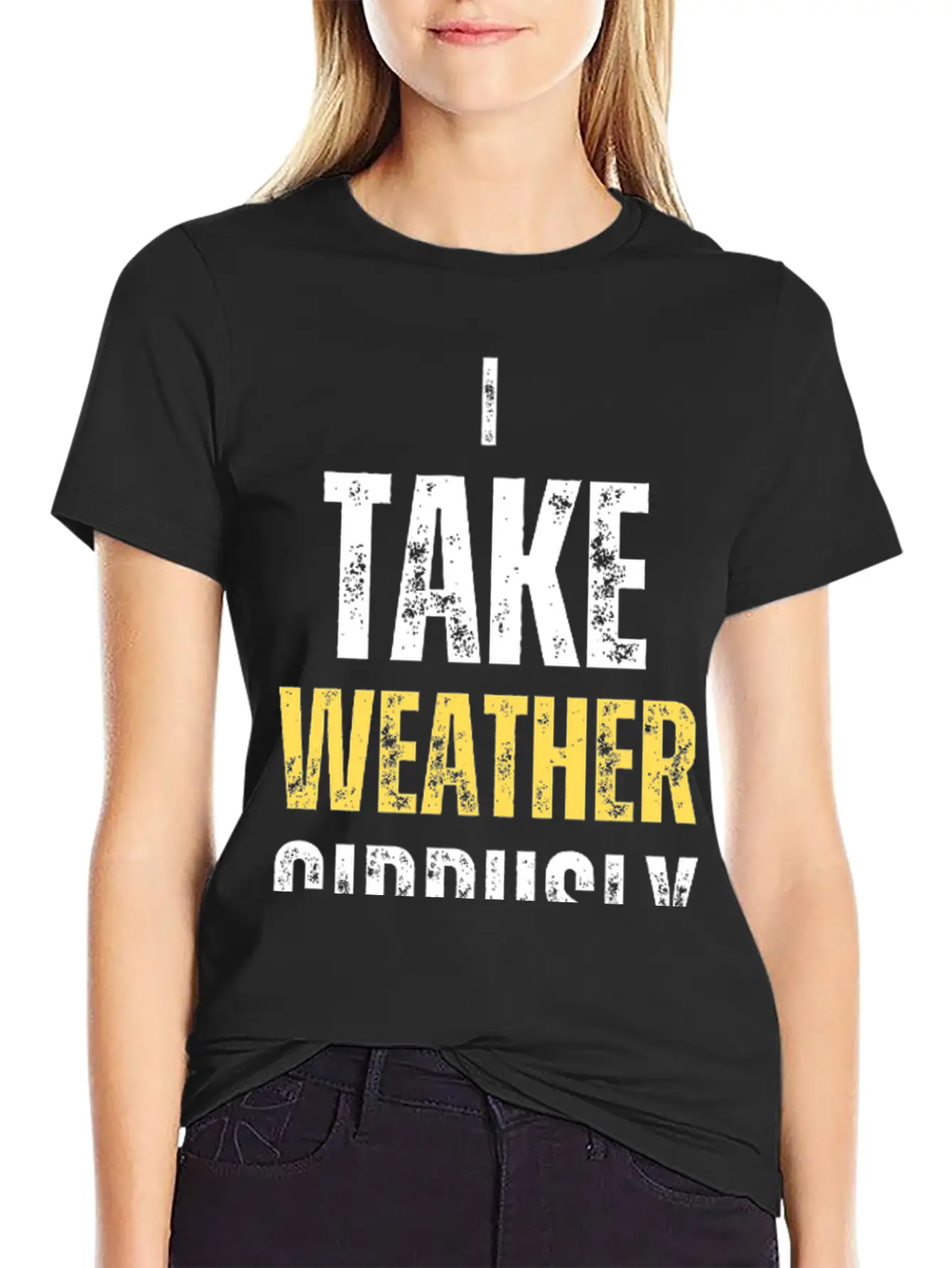 I Take Weather Cirrusly Breathable Graphic T-Shirt – Perfect For Casual Days