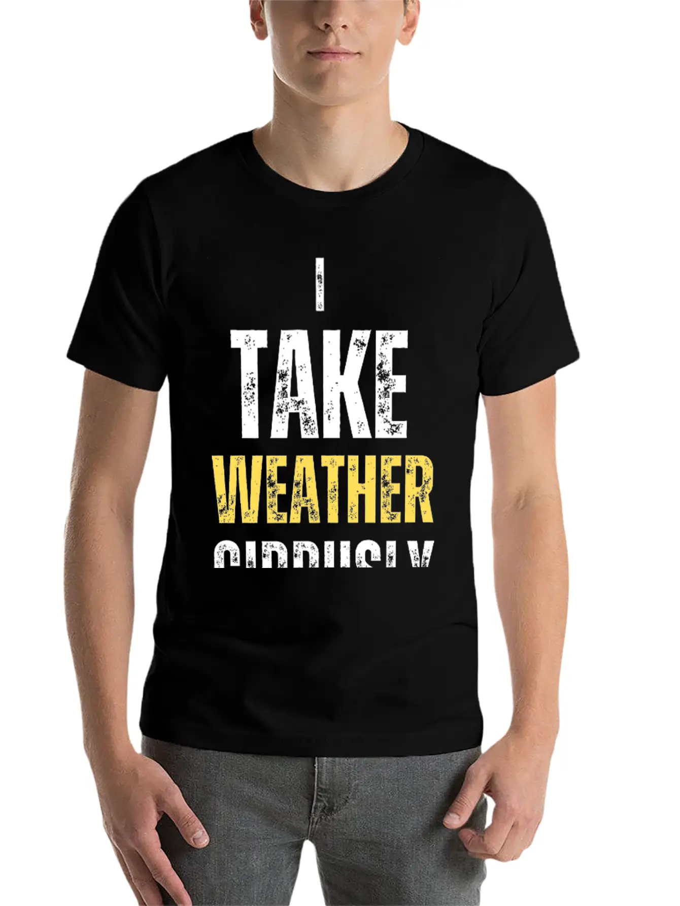 I Take Weather Cirrusly Breathable Graphic T-Shirt – Perfect For Casual Days