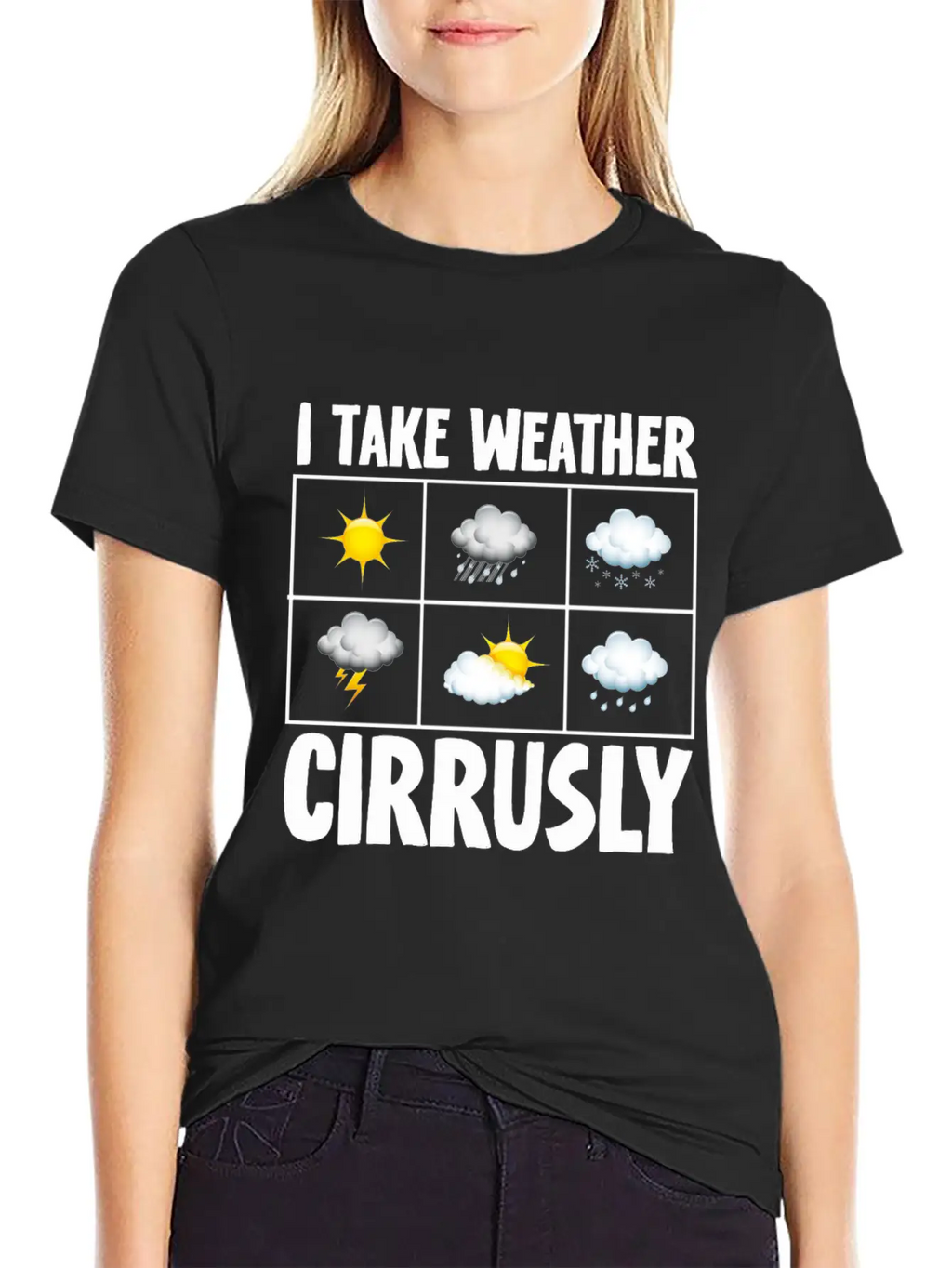 I Take Weather Cirrusly Weather Lover Classic Cotton Tee – Unisex Comfort For Any Season