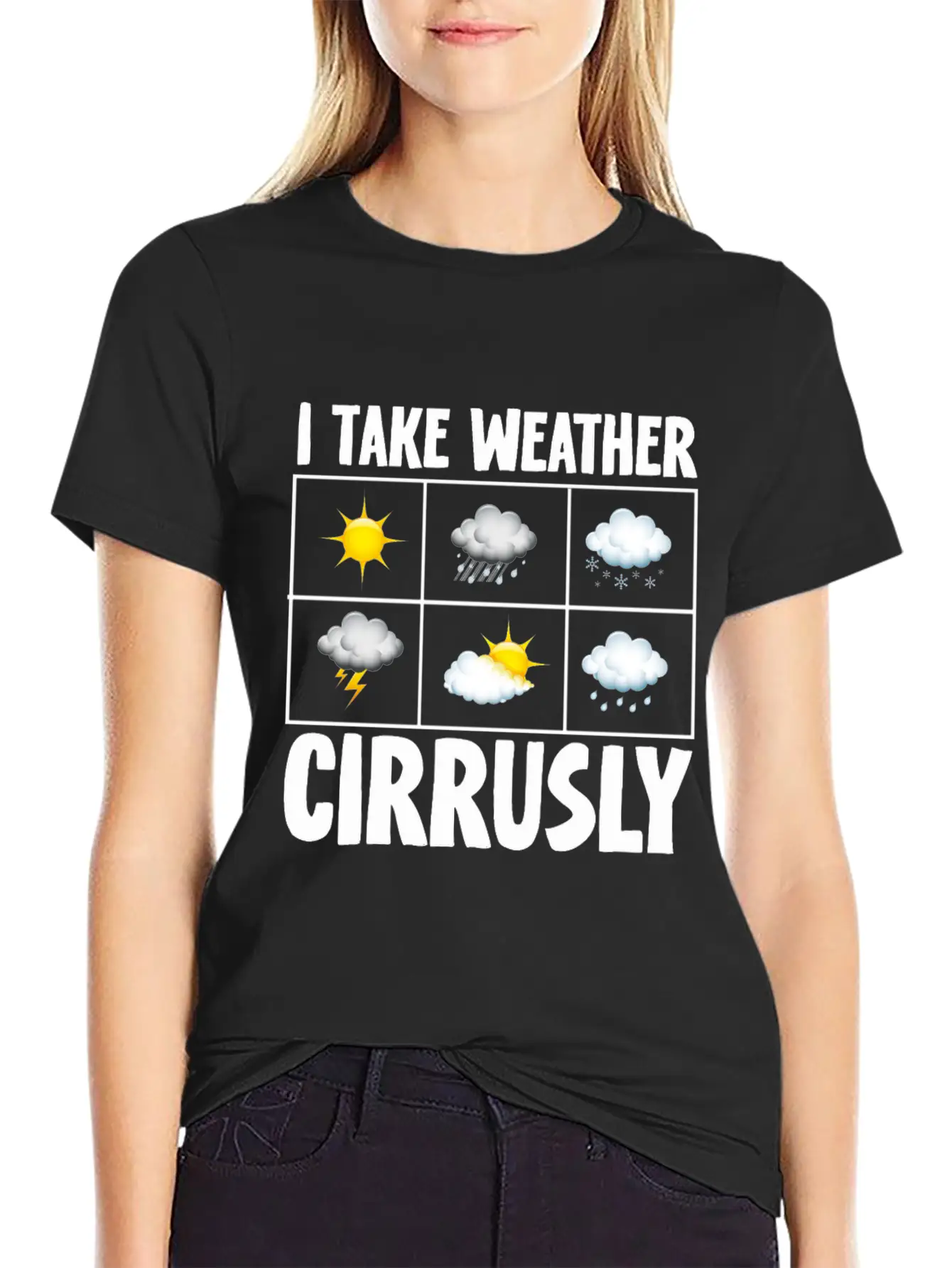 I Take Weather Cirrusly Weather Lover Classic Cotton Tee – Unisex Comfort For Any Season