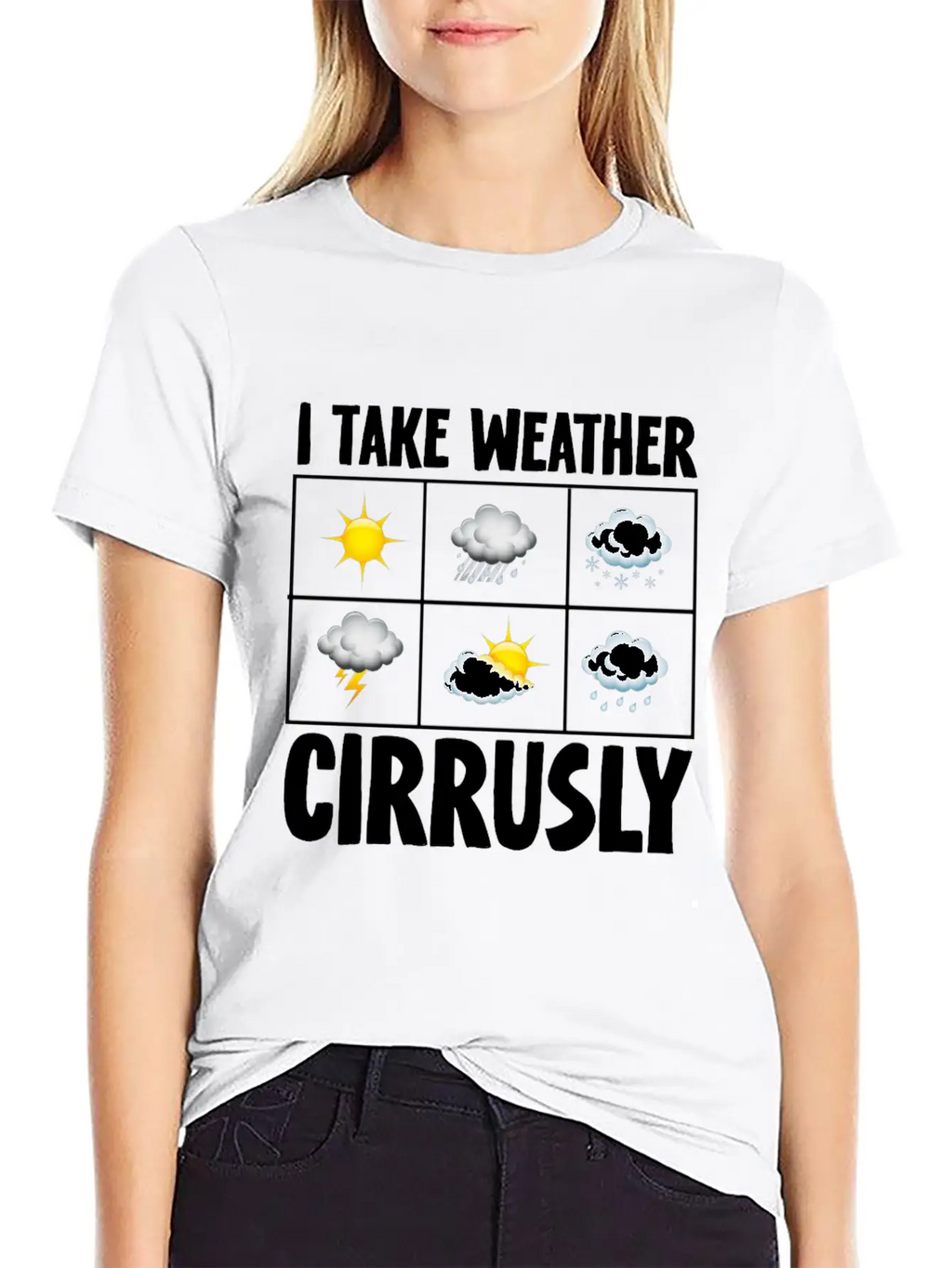 I Take Weather Cirrusly Weather Lover Classic Cotton Tee – Unisex Comfort For Any Season