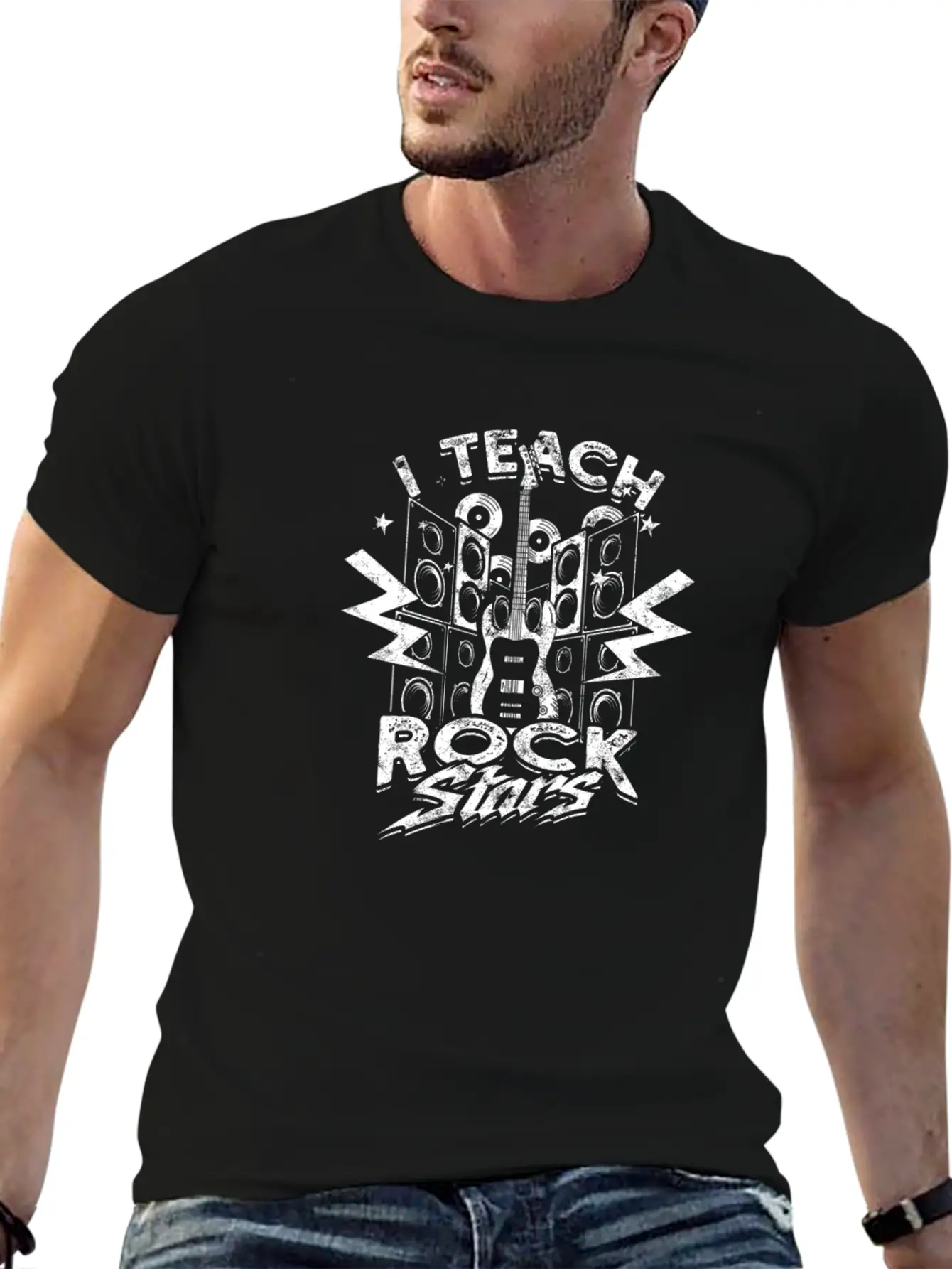I Teach Rock Stars - Rock Timeless Short Sleeve Tee – Comfy And Minimalist Design