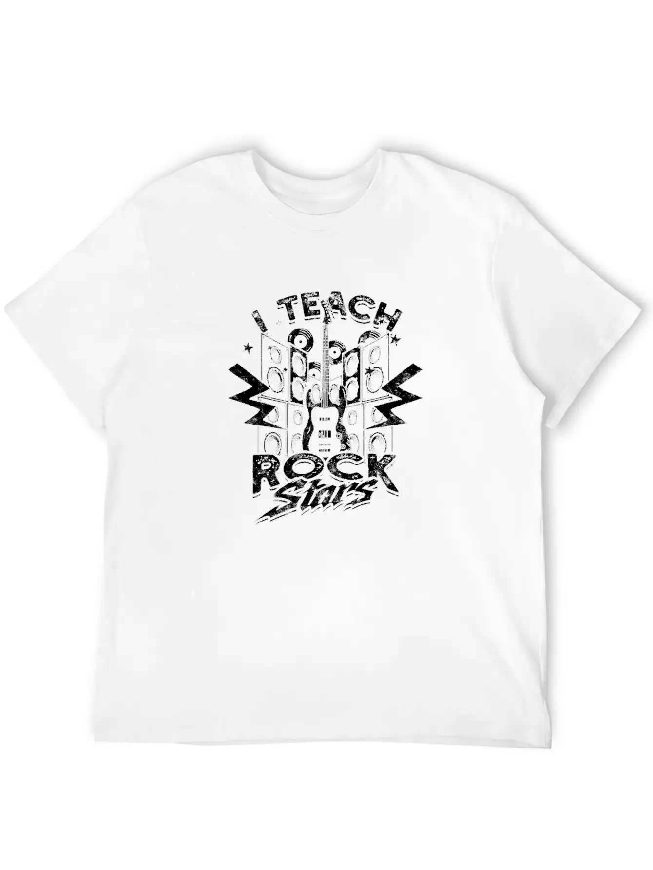 I Teach Rock Stars - Rock Timeless Short Sleeve Tee – Comfy And Minimalist Design