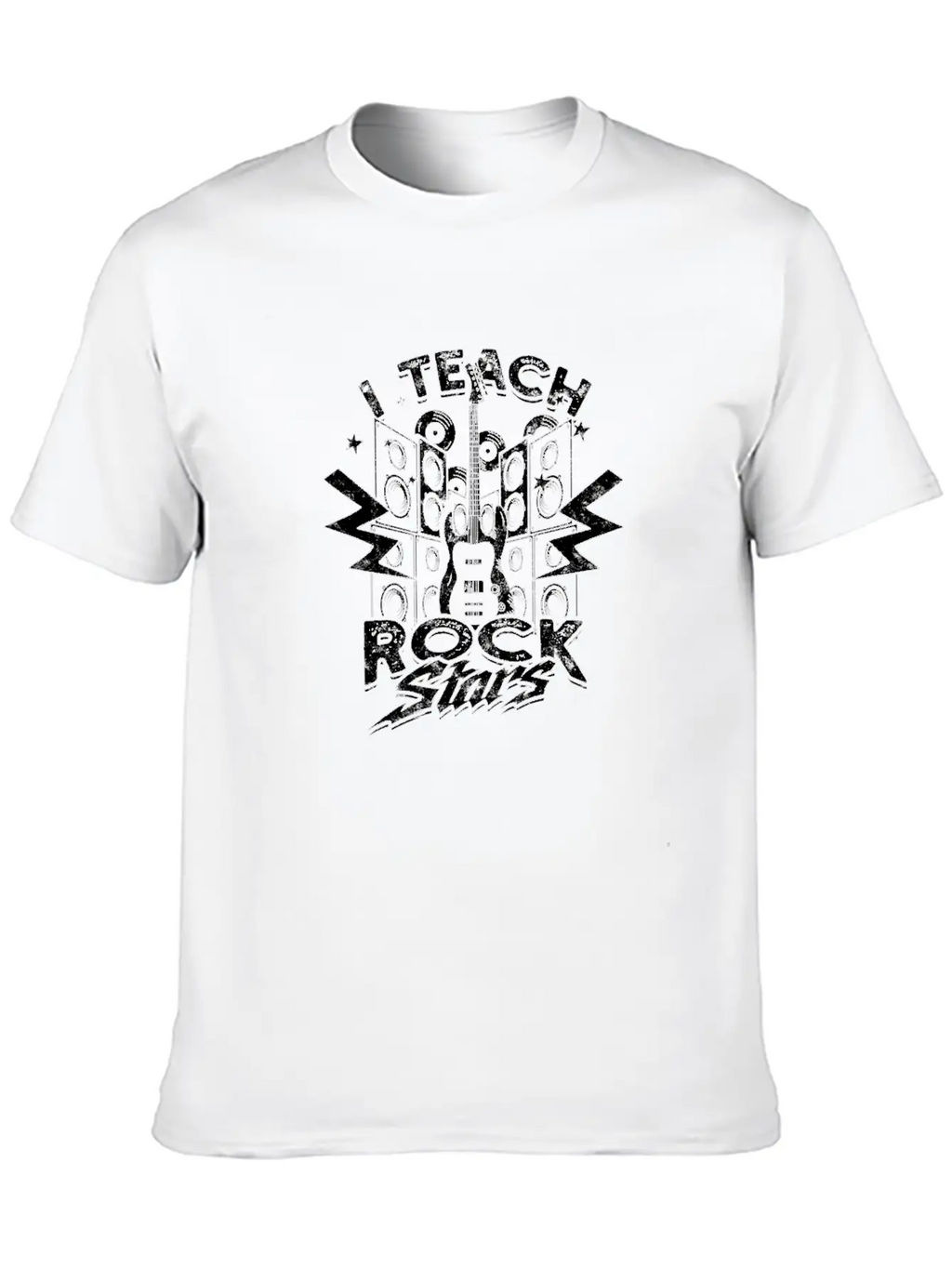 I Teach Rock Stars - Rock Timeless Short Sleeve Tee – Comfy And Minimalist Design