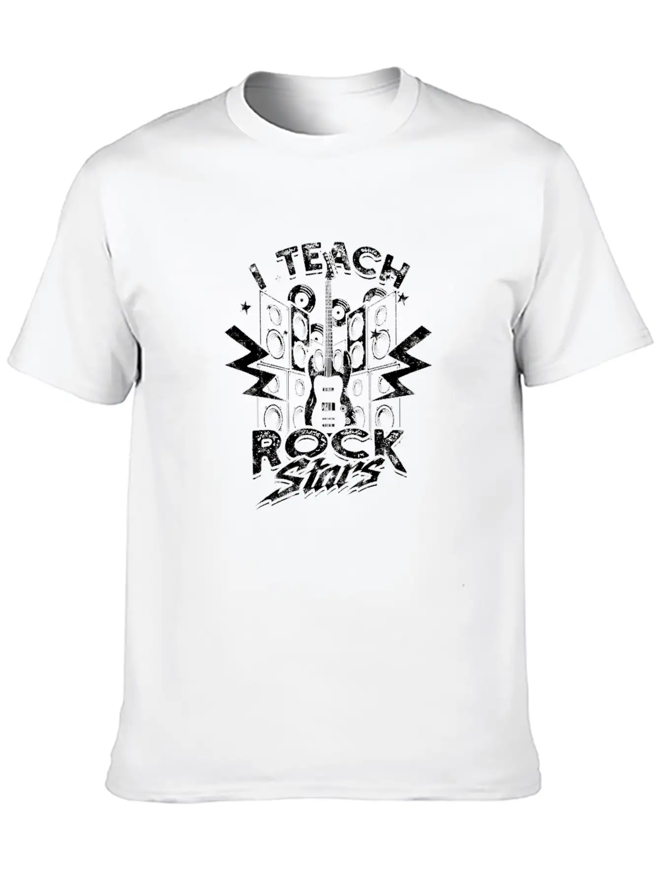 I Teach Rock Stars - Rock Timeless Short Sleeve Tee – Comfy And Minimalist Design