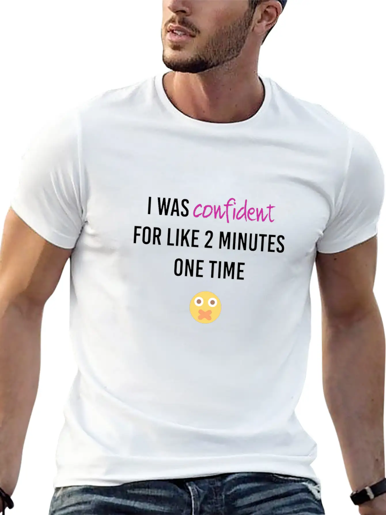 I Was Confident Relaxed Everyday Tee – Lightweight And Durable Cotton