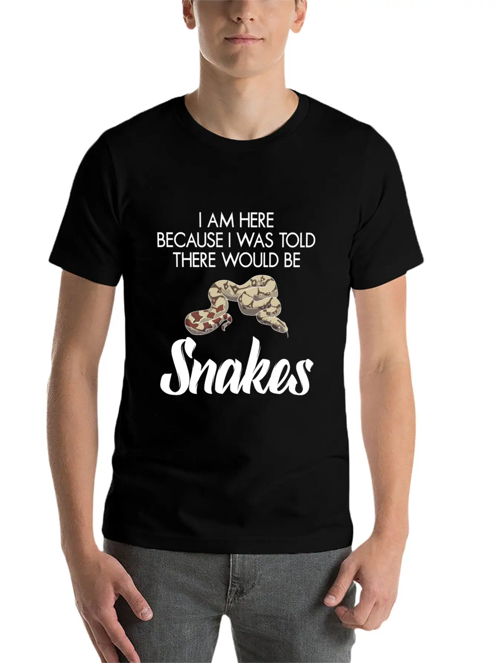 I Was Told There Would Be Snakes Basic Graphic T-Shirt – Daily Comfort In Soft Cotton