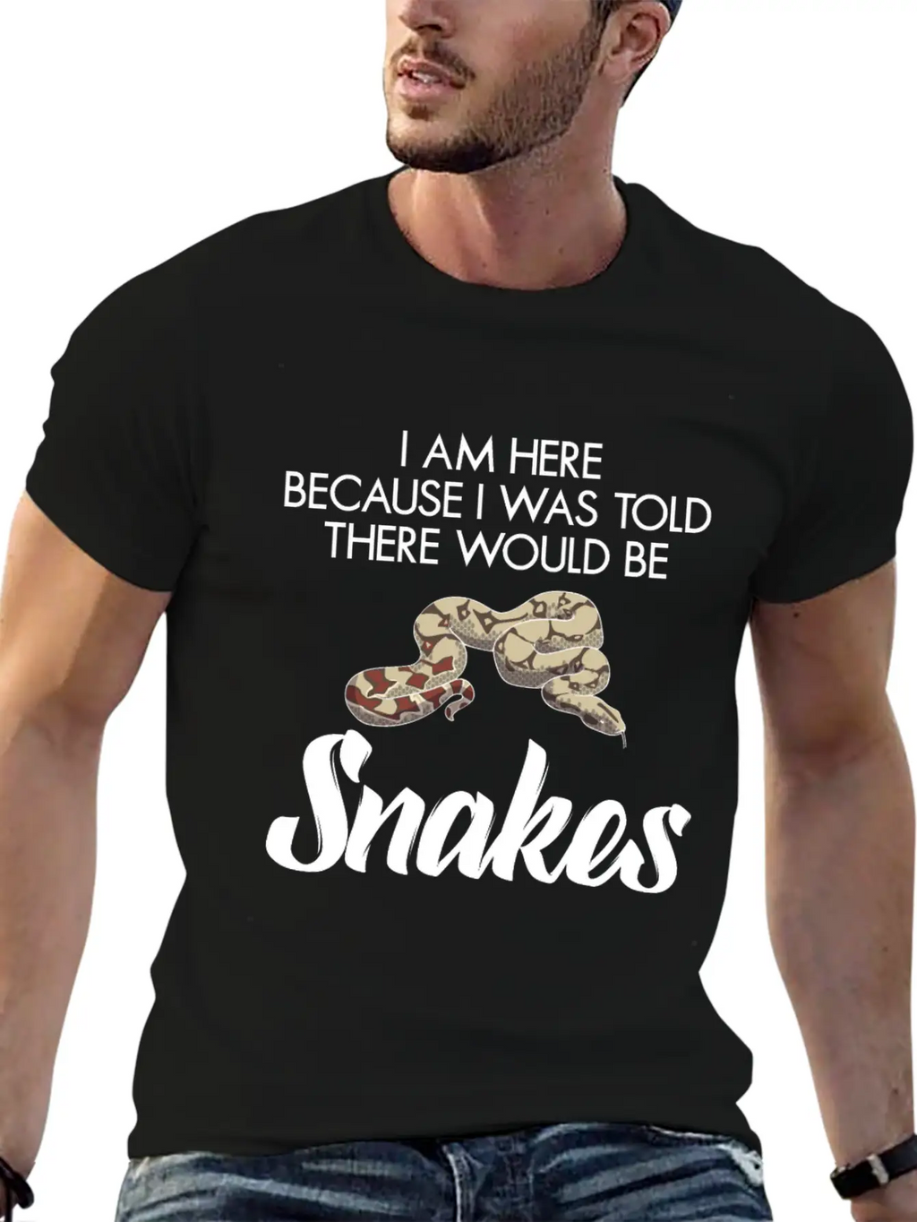 I Was Told There Would Be Snakes Basic Graphic T-Shirt – Daily Comfort In Soft Cotton