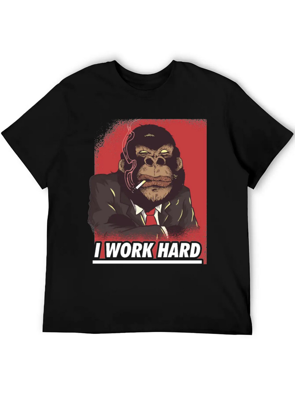 I Work Hard So My Ape Can Have A Better Life Unisex Casual T-Shirt – Clean Design For Daily Comfort